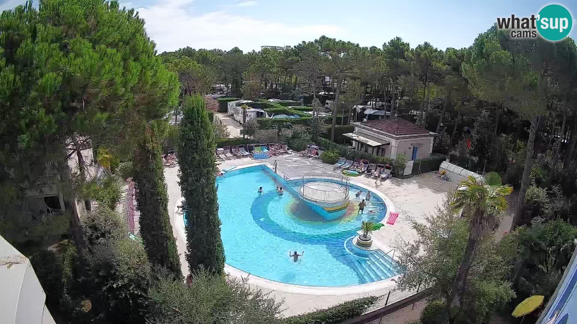 Villaggio Mare Blu piscine LIVE webcam Bibione Pineda – Italie
