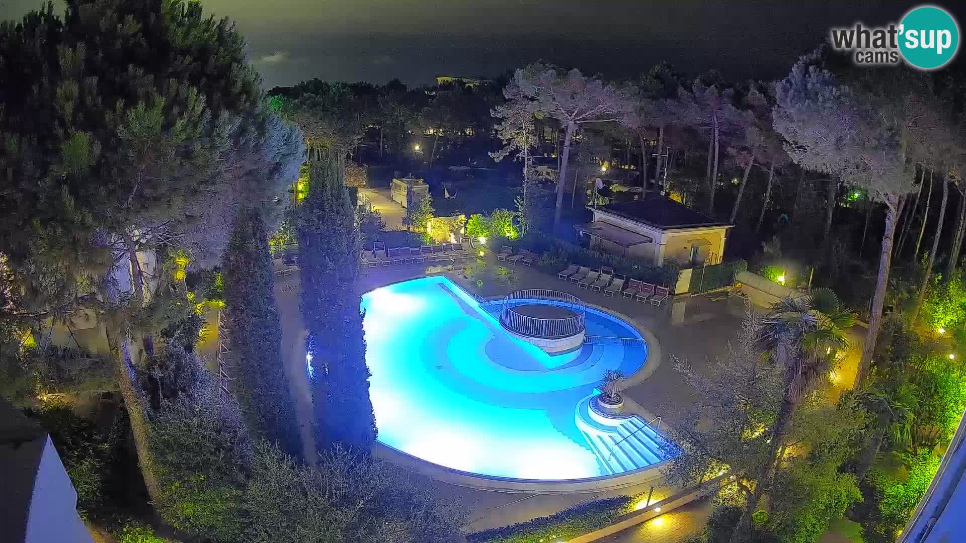 Piscina Villaggio Mare Blu webcam LIVE Bibione Pineda – Italia