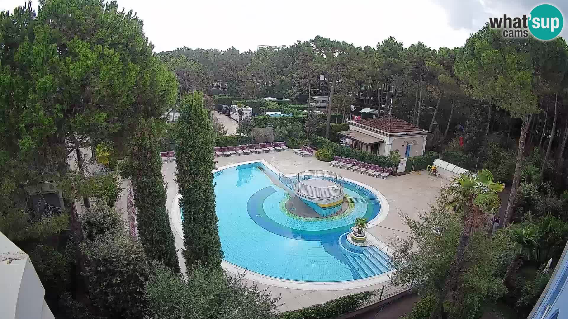 Villaggio Mare Blu pool LIVE webcam Bibione Pineda – Italy