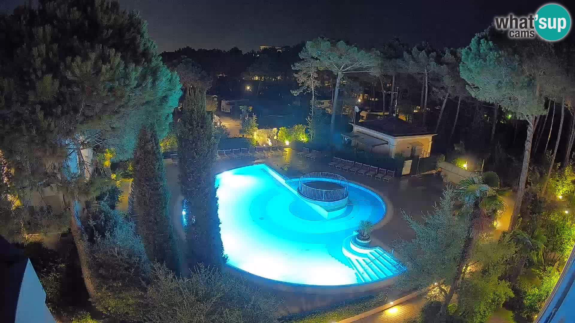 Piscina Villaggio Mare Blu webcam LIVE Bibione Pineda – Italia