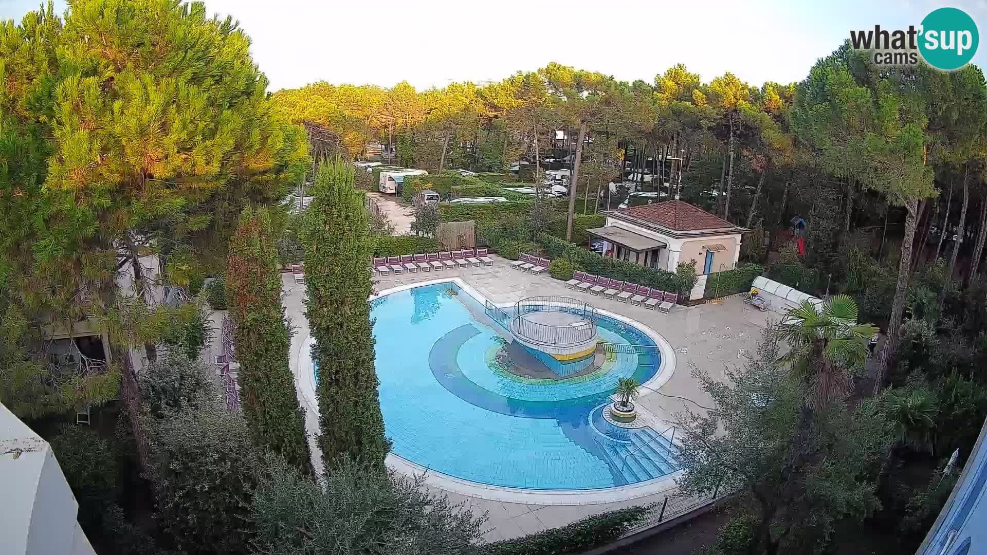 Villaggio Mare Blu piscine LIVE webcam Bibione Pineda – Italie