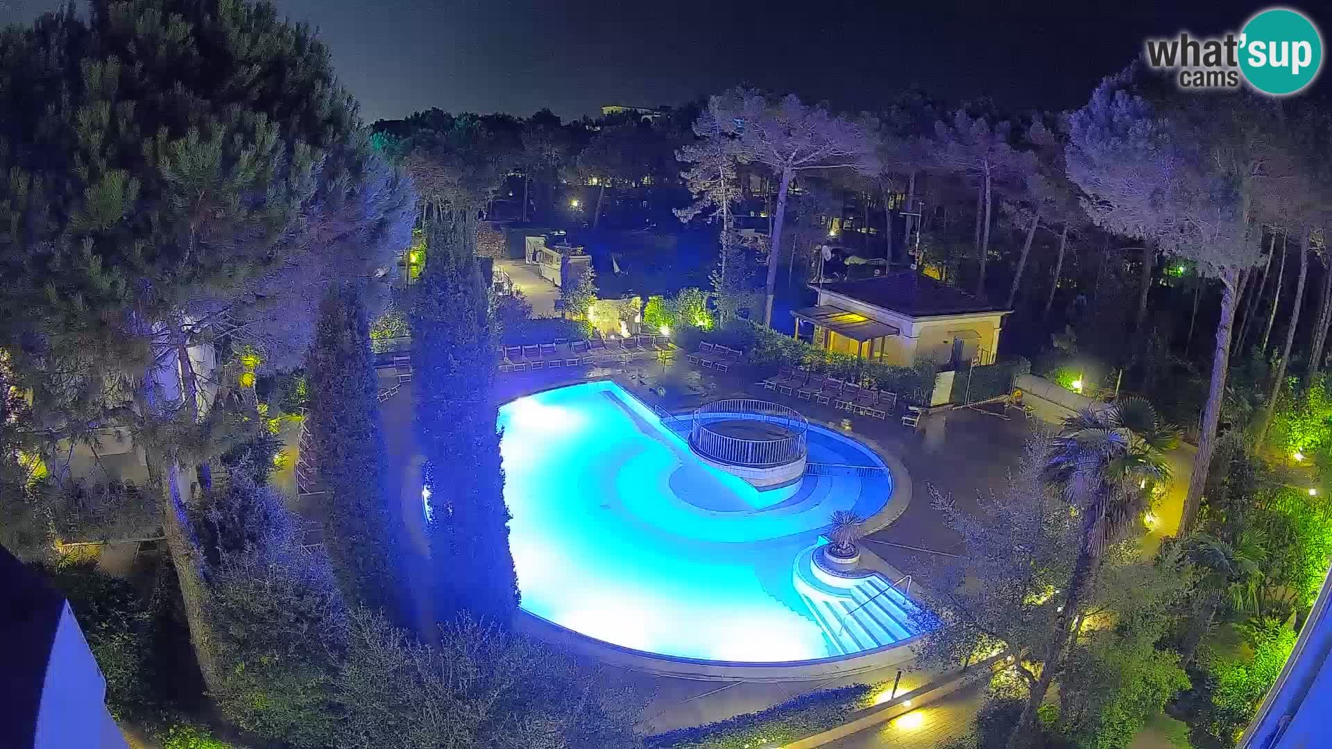 Piscina Villaggio Mare Blu EN VIVO webcam Bibione Pineda – Italia