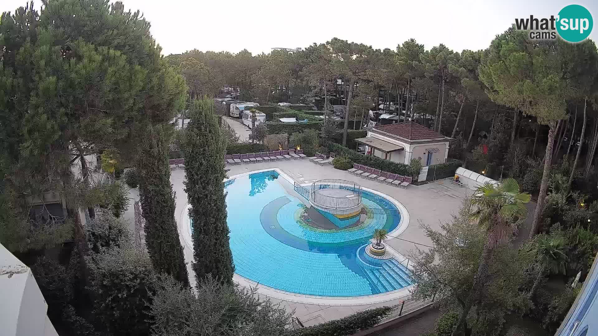 Villaggio Mare Blu piscine LIVE webcam Bibione Pineda – Italie