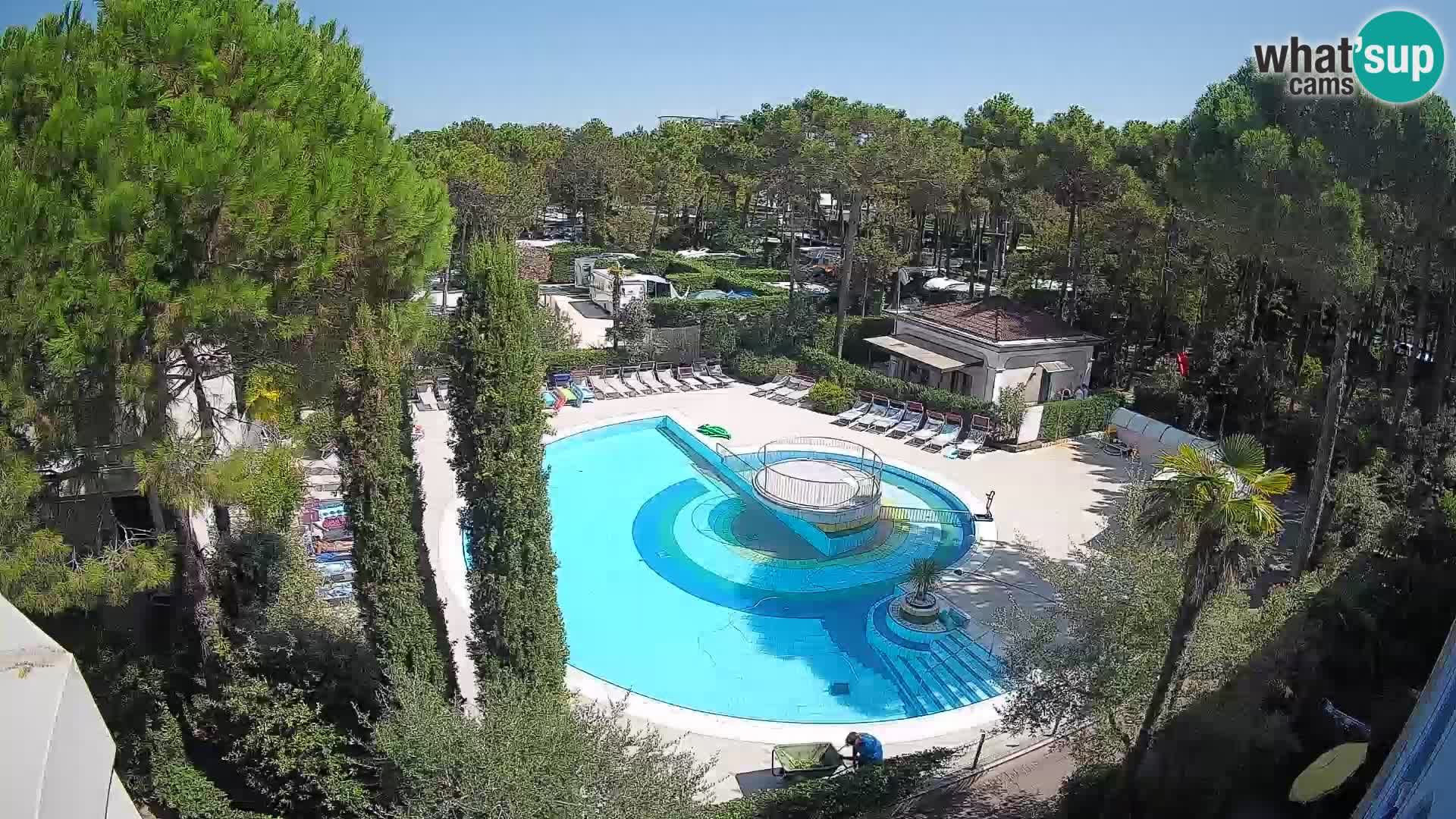 Villaggio Mare Blu Pool LIVE-Webcam Bibione Pineda – Italien