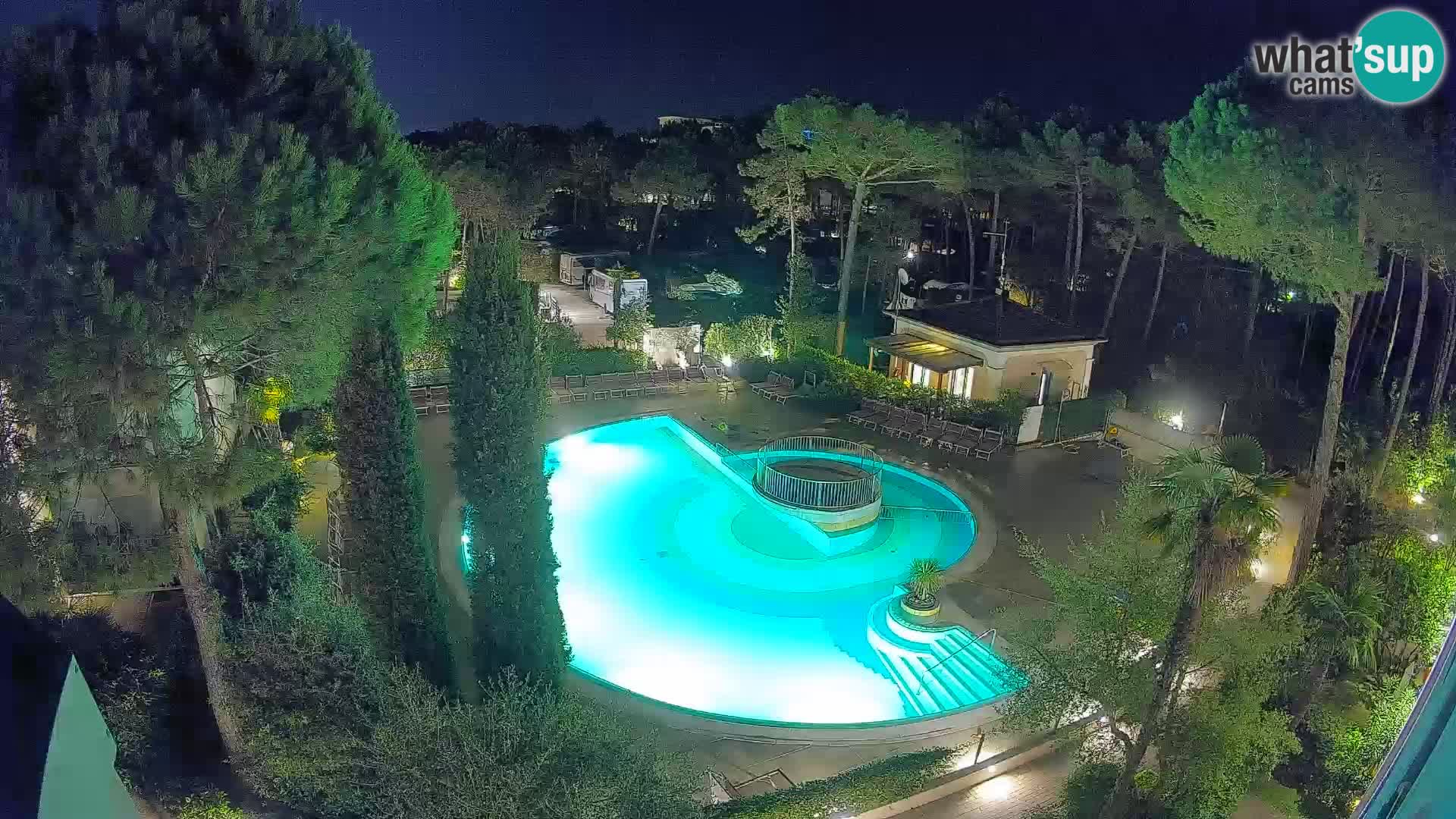 Villaggio Mare Blu pool LIVE webcam Bibione Pineda – Italy