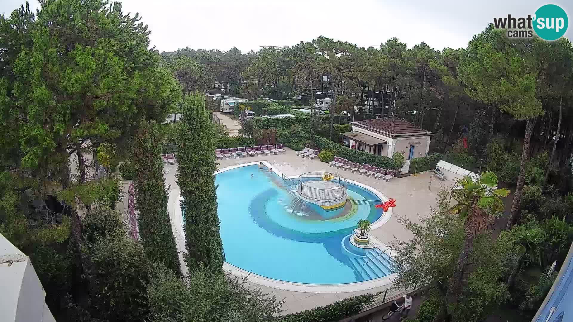 Villaggio Mare Blu piscine LIVE webcam Bibione Pineda – Italie