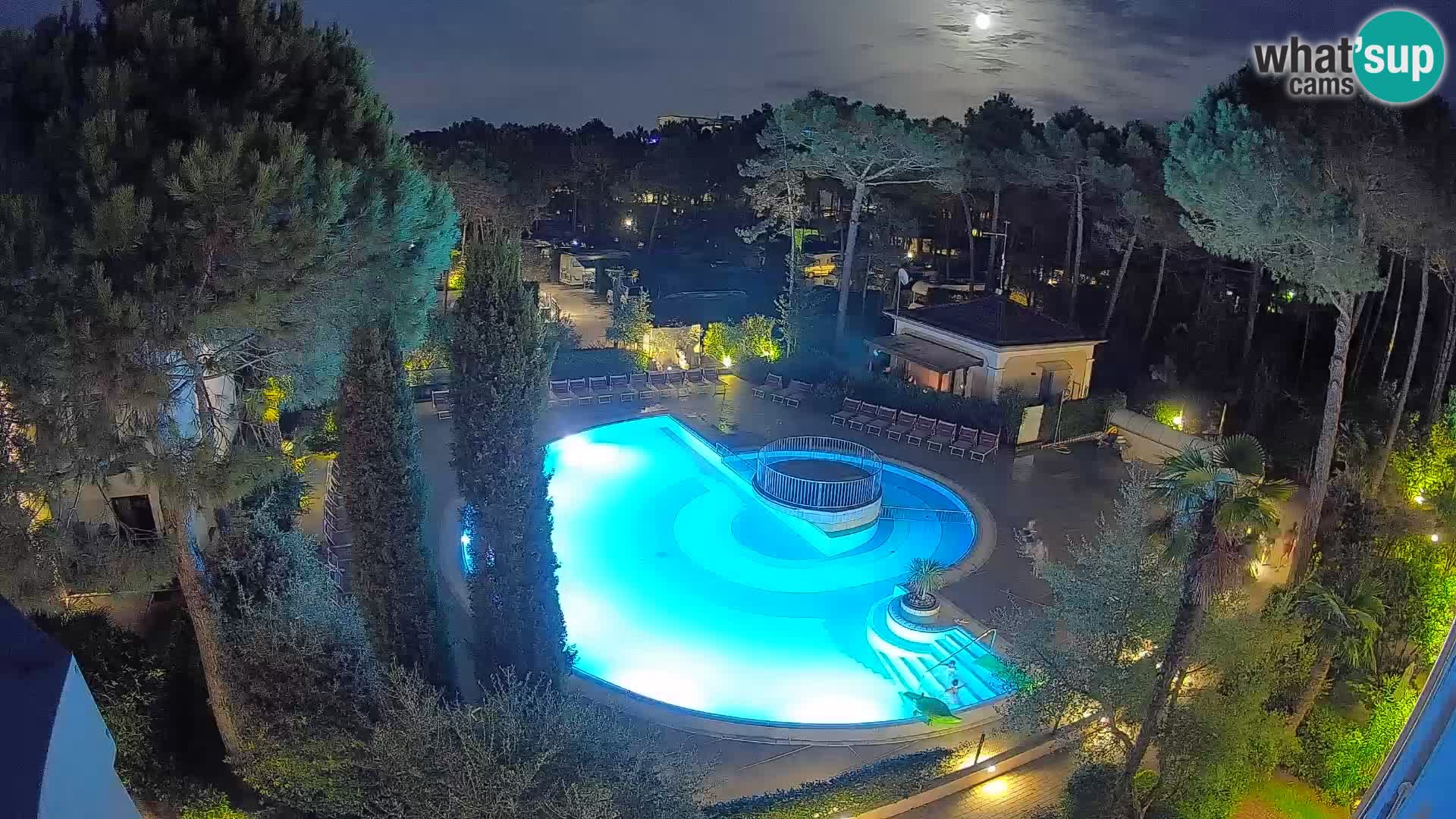 Villaggio Mare Blu piscine LIVE webcam Bibione Pineda – Italie