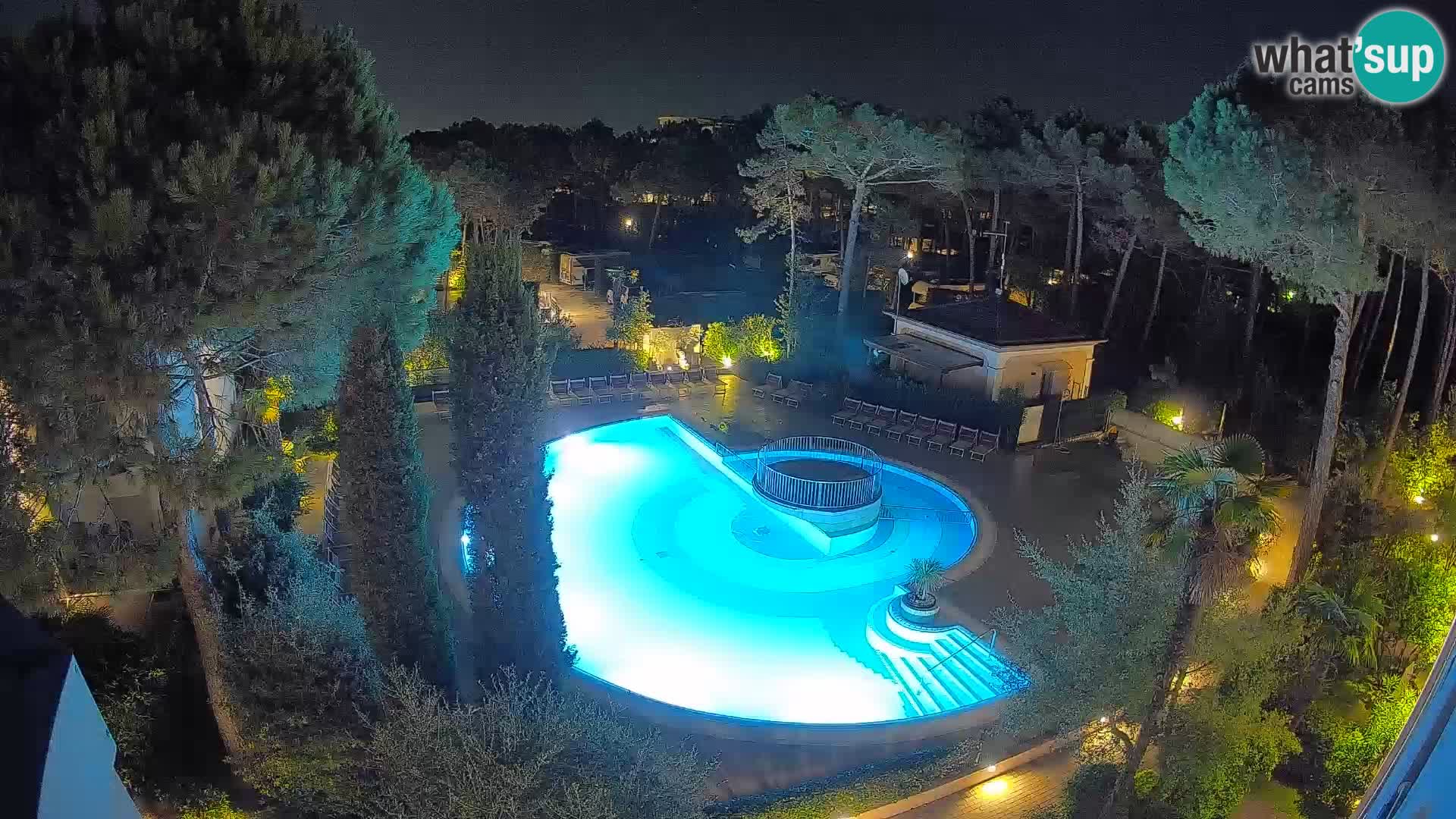 Piscina Villaggio Mare Blu EN VIVO webcam Bibione Pineda – Italia