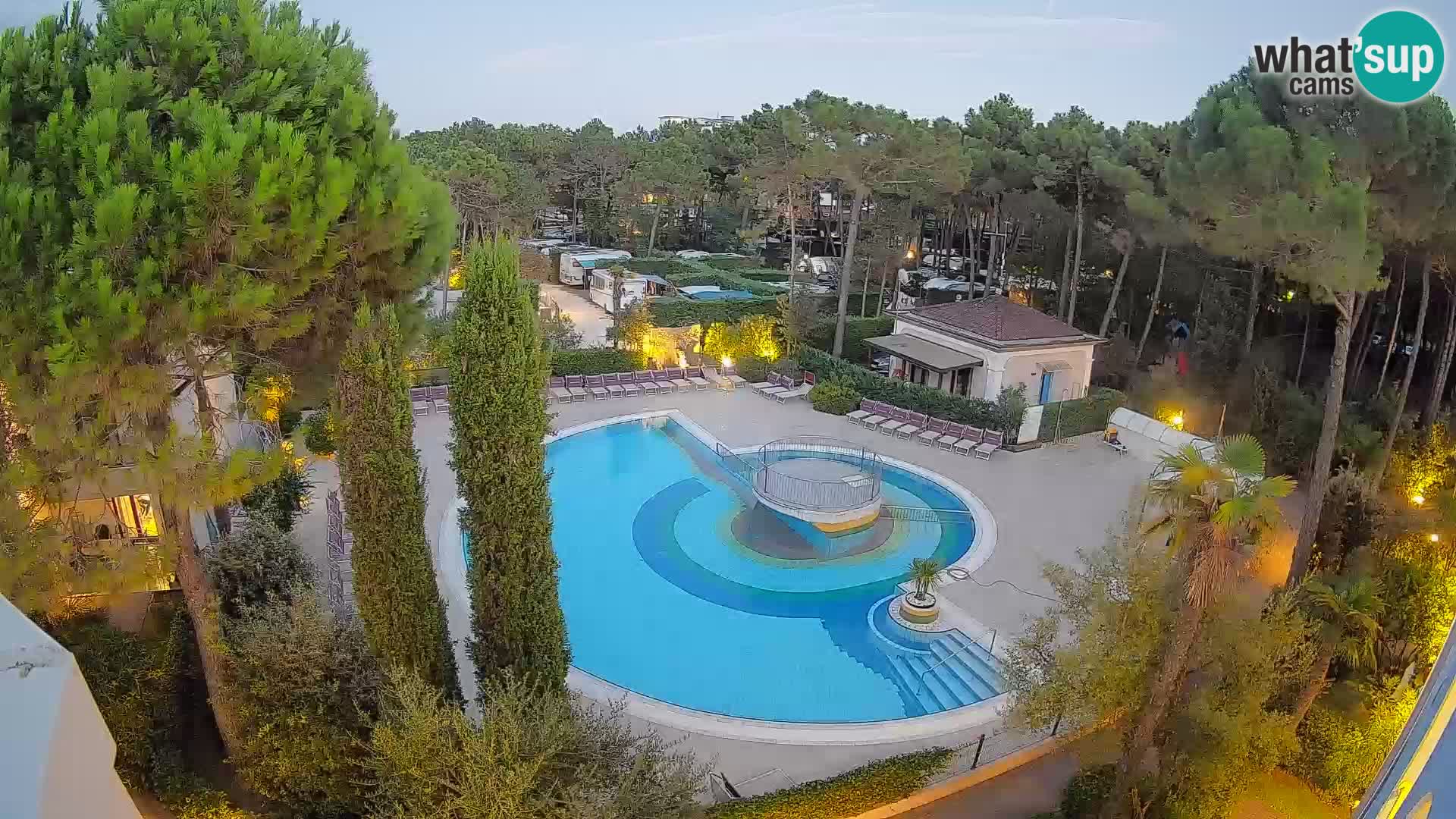 Piscina Villaggio Mare Blu webcam LIVE Bibione Pineda – Italia