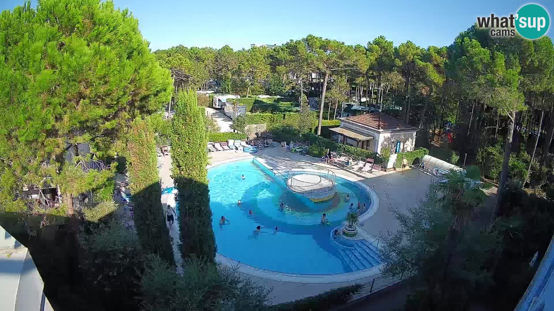 Piscina Villaggio Mare Blu webcam LIVE Bibione Pineda – Italia