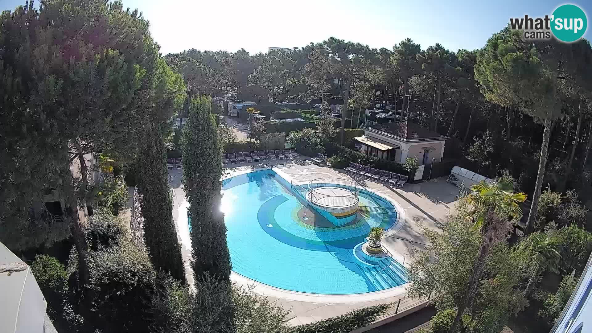 Villaggio Mare Blu pool LIVE webcam Bibione Pineda – Italy