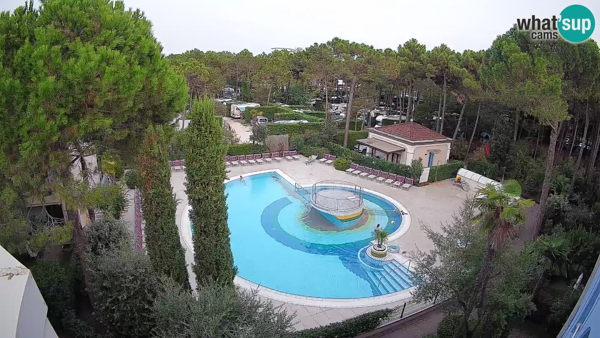 Piscina Villaggio Mare Blu webcam LIVE Bibione Pineda – Italia