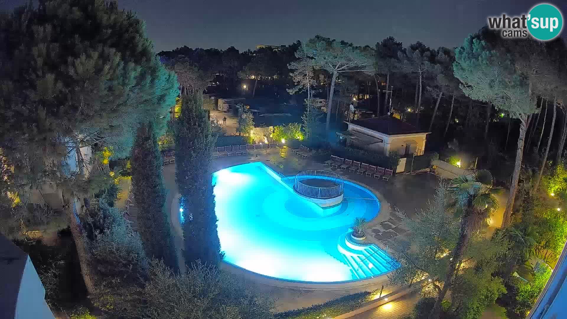 Piscina Villaggio Mare Blu EN VIVO webcam Bibione Pineda – Italia