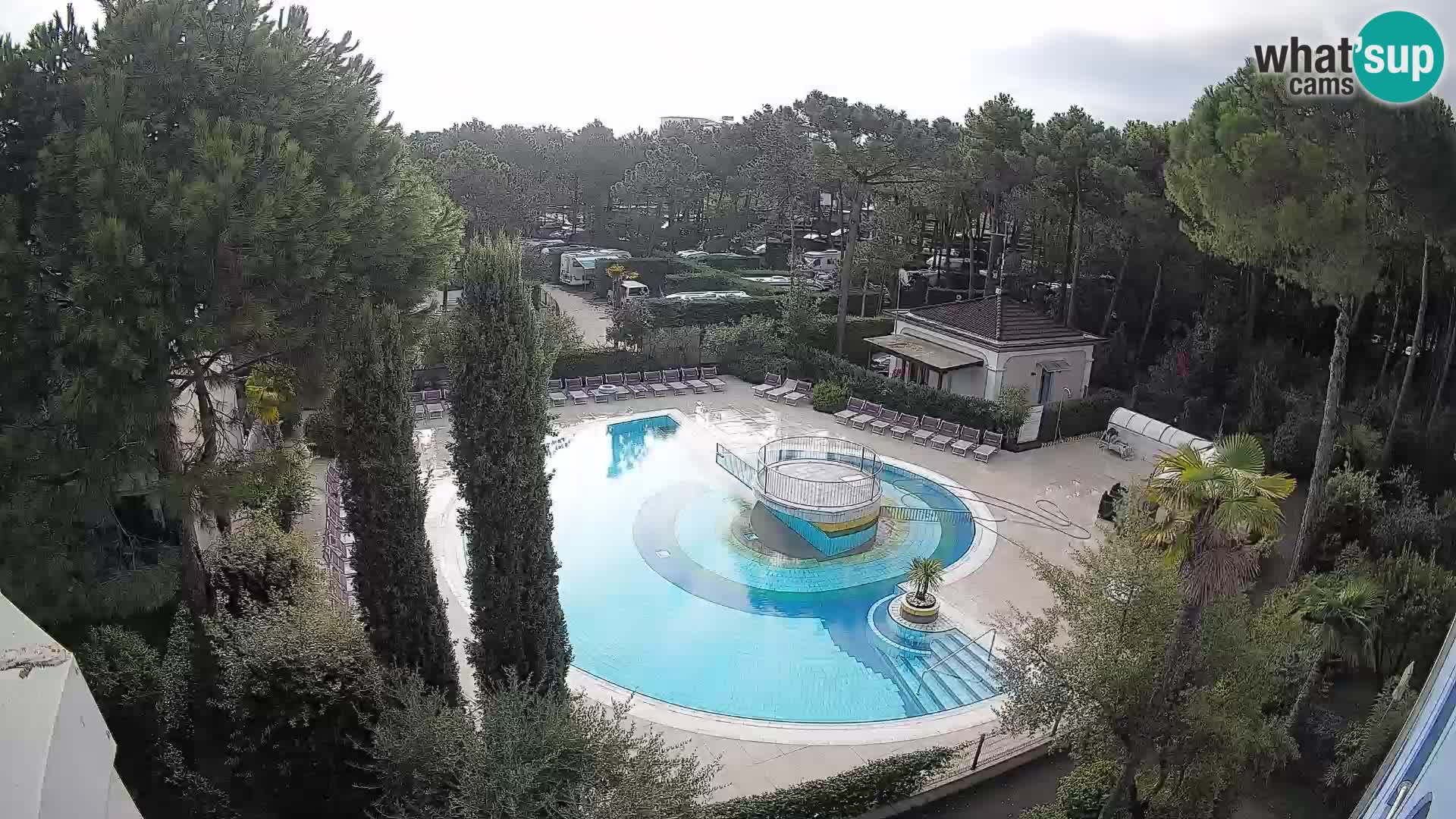 Villaggio Mare Blu pool LIVE webcam Bibione Pineda – Italy