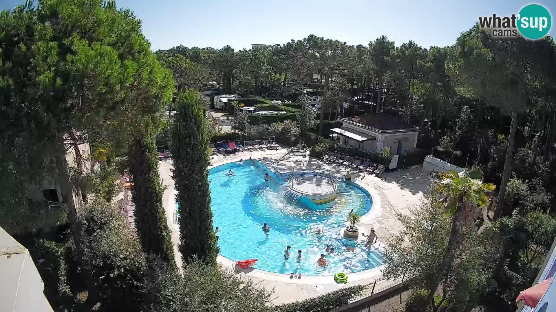 Piscina Villaggio Mare Blu webcam LIVE Bibione Pineda – Italia