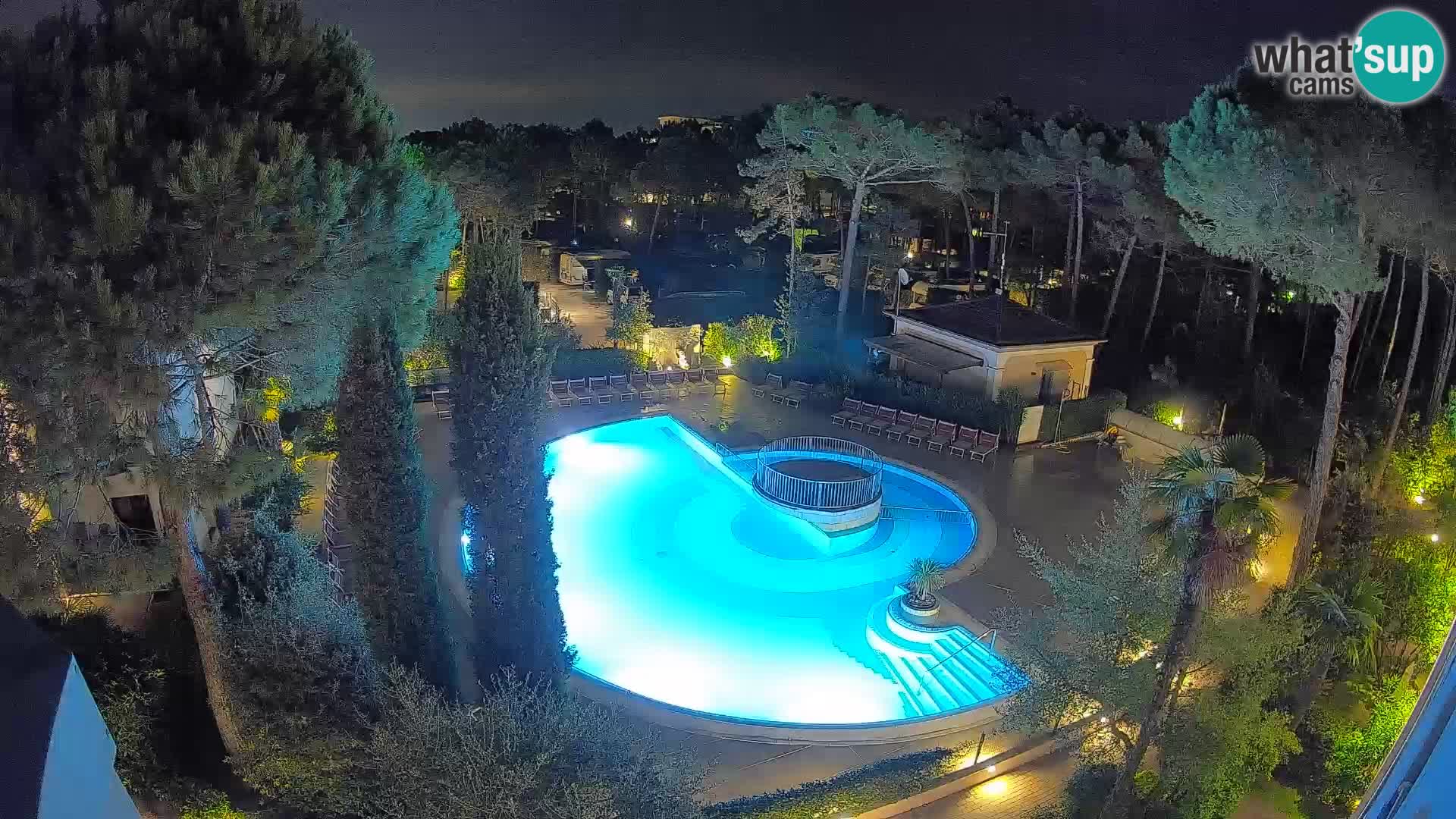 Villaggio Mare Blu pool LIVE webcam Bibione Pineda – Italy