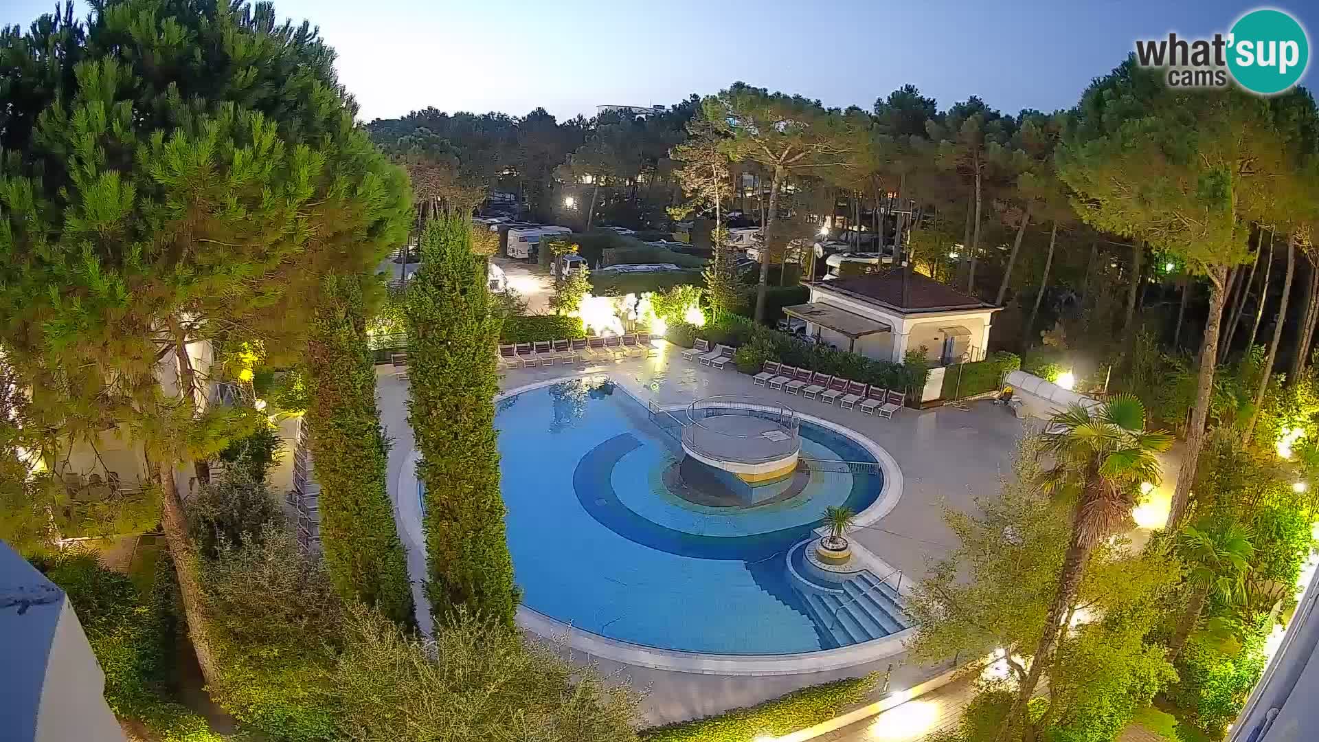 Piscina Villaggio Mare Blu webcam LIVE Bibione Pineda – Italia