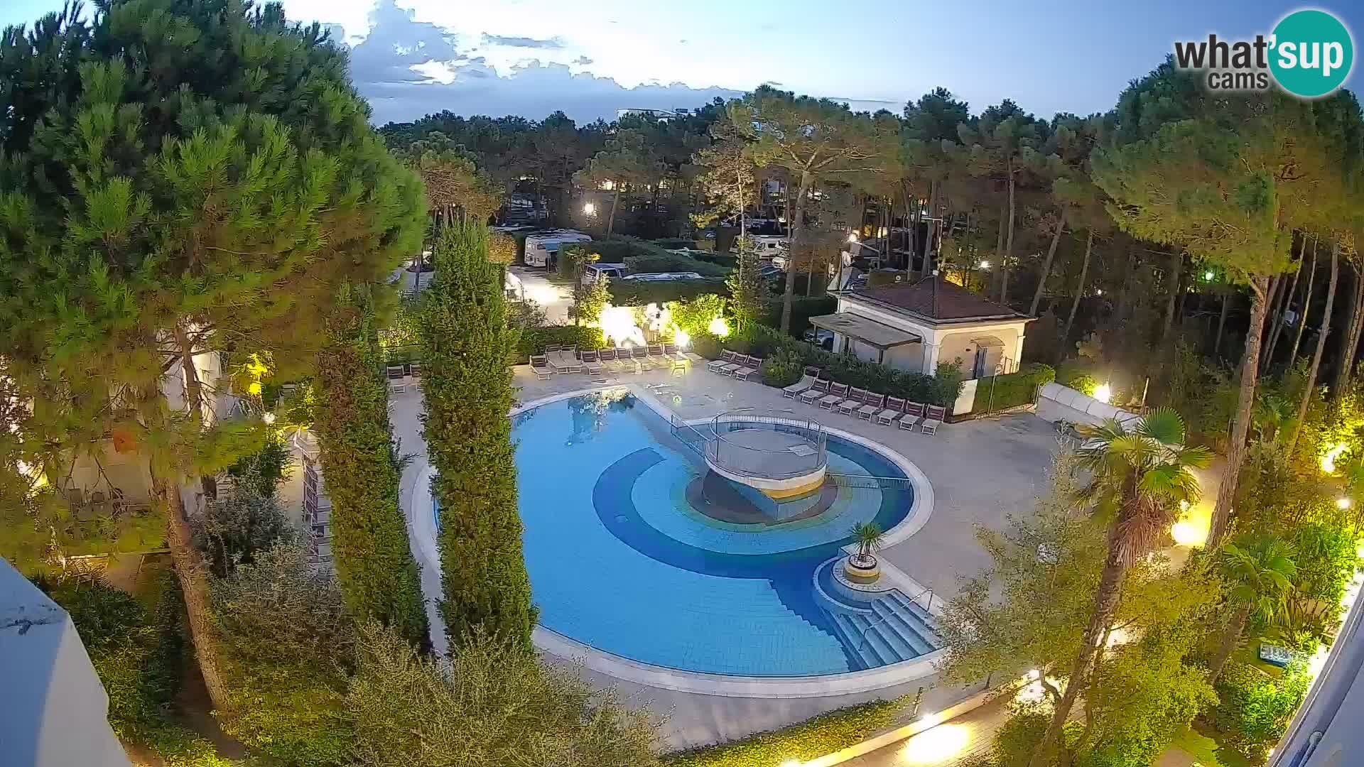 Villaggio Mare Blu pool LIVE webcam Bibione Pineda – Italy