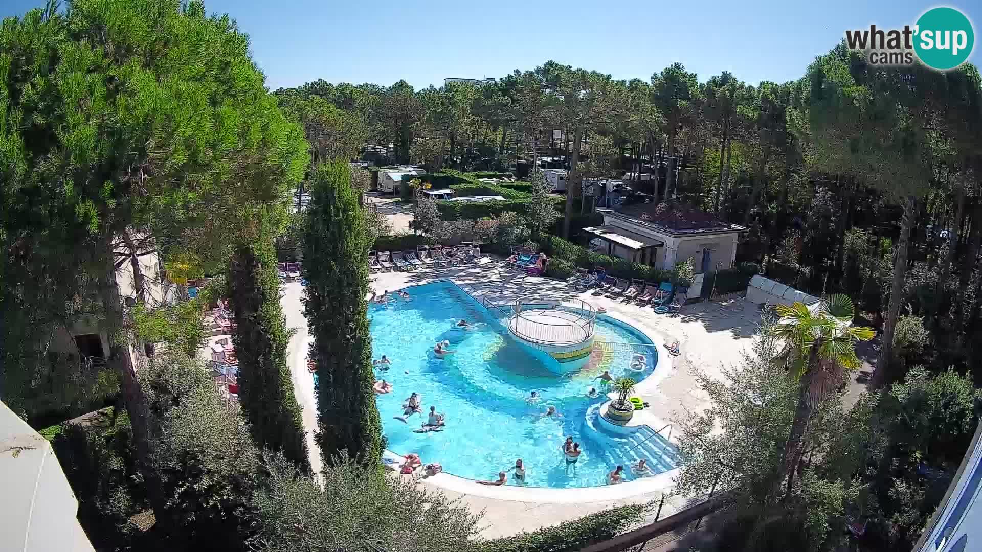 Villaggio Mare Blu piscine LIVE webcam Bibione Pineda – Italie