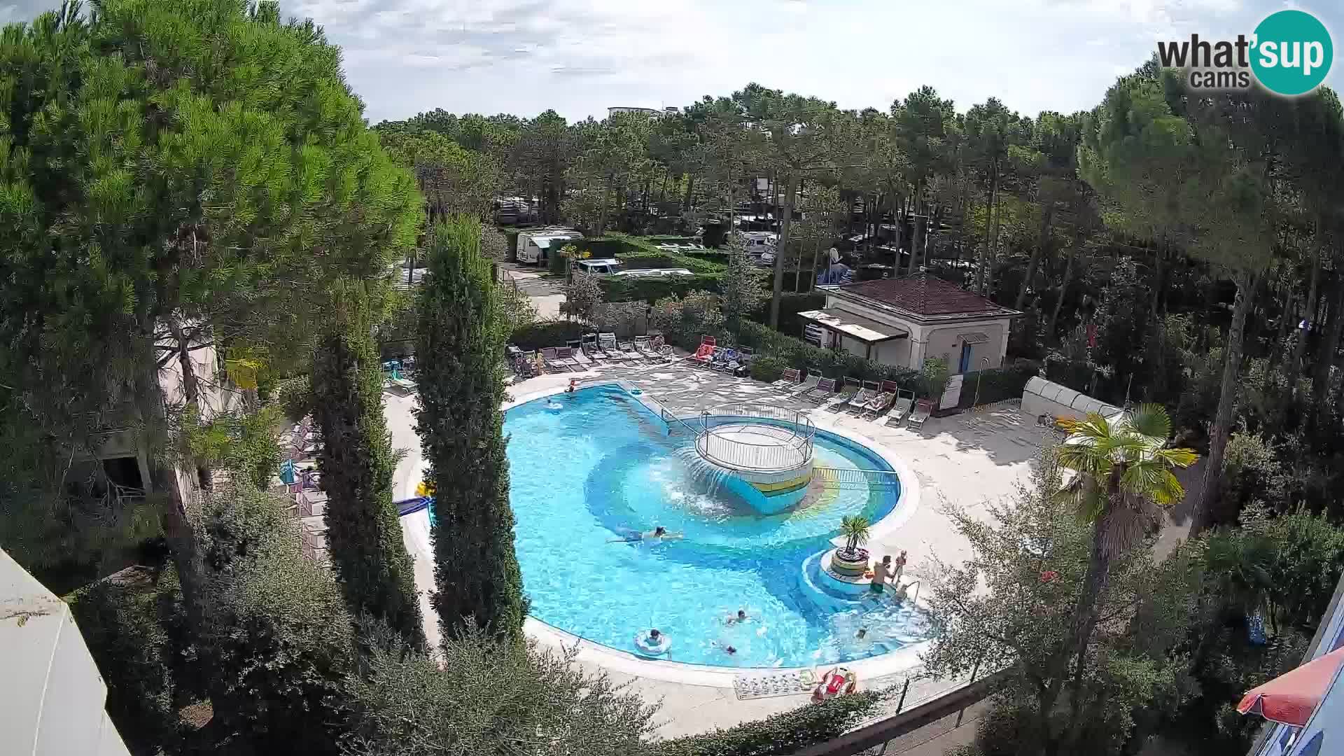 Villaggio Mare Blu piscine LIVE webcam Bibione Pineda – Italie