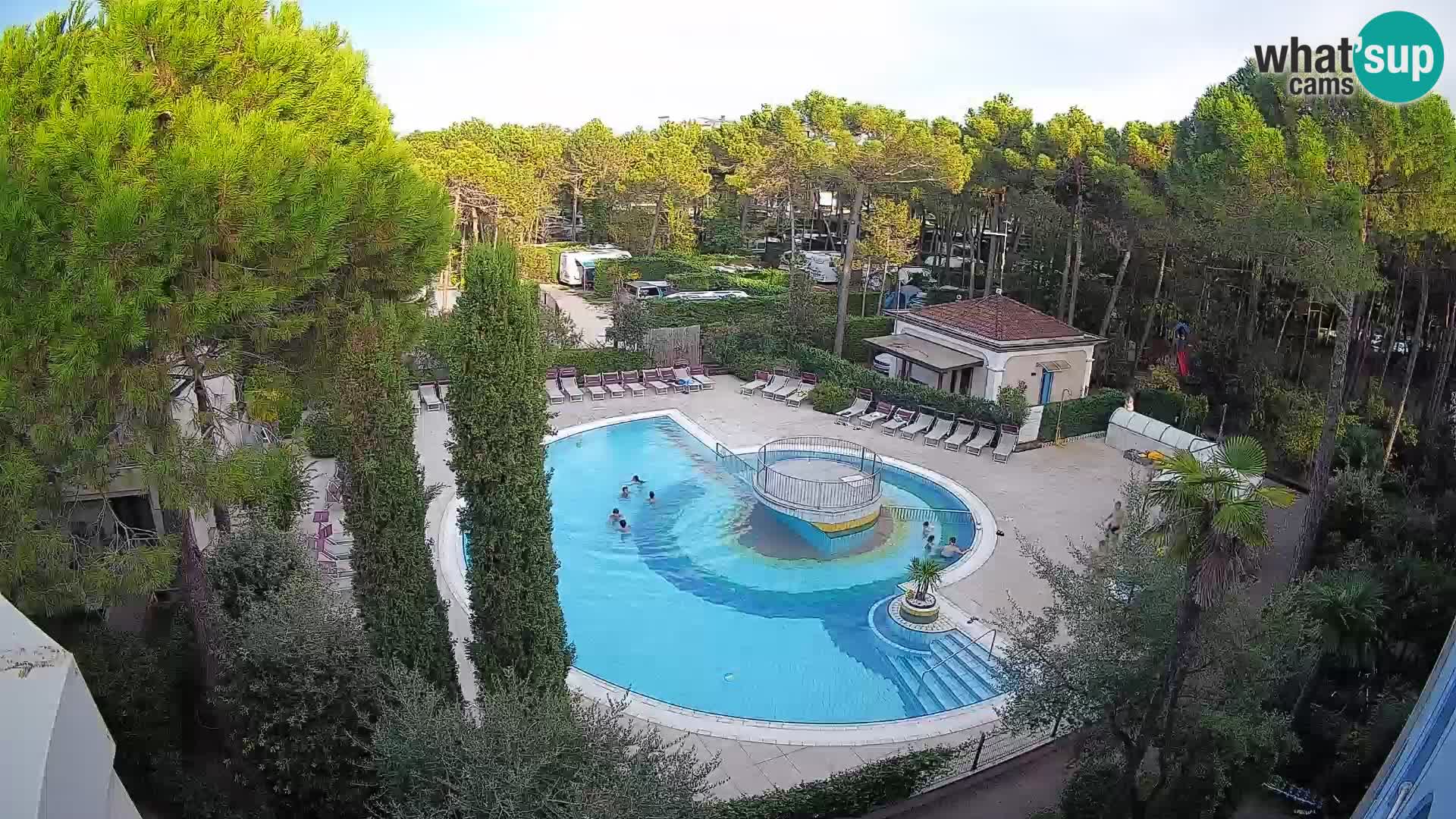 Villaggio Mare Blu pool LIVE webcam Bibione Pineda – Italy