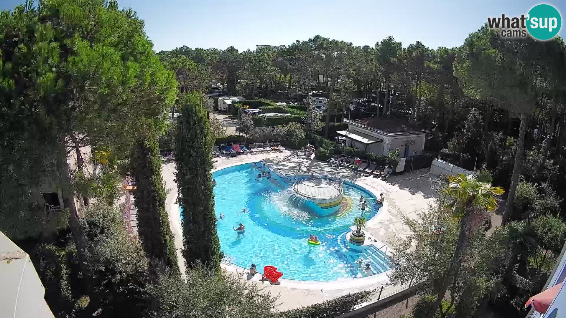 Piscina Villaggio Mare Blu webcam LIVE Bibione Pineda – Italia