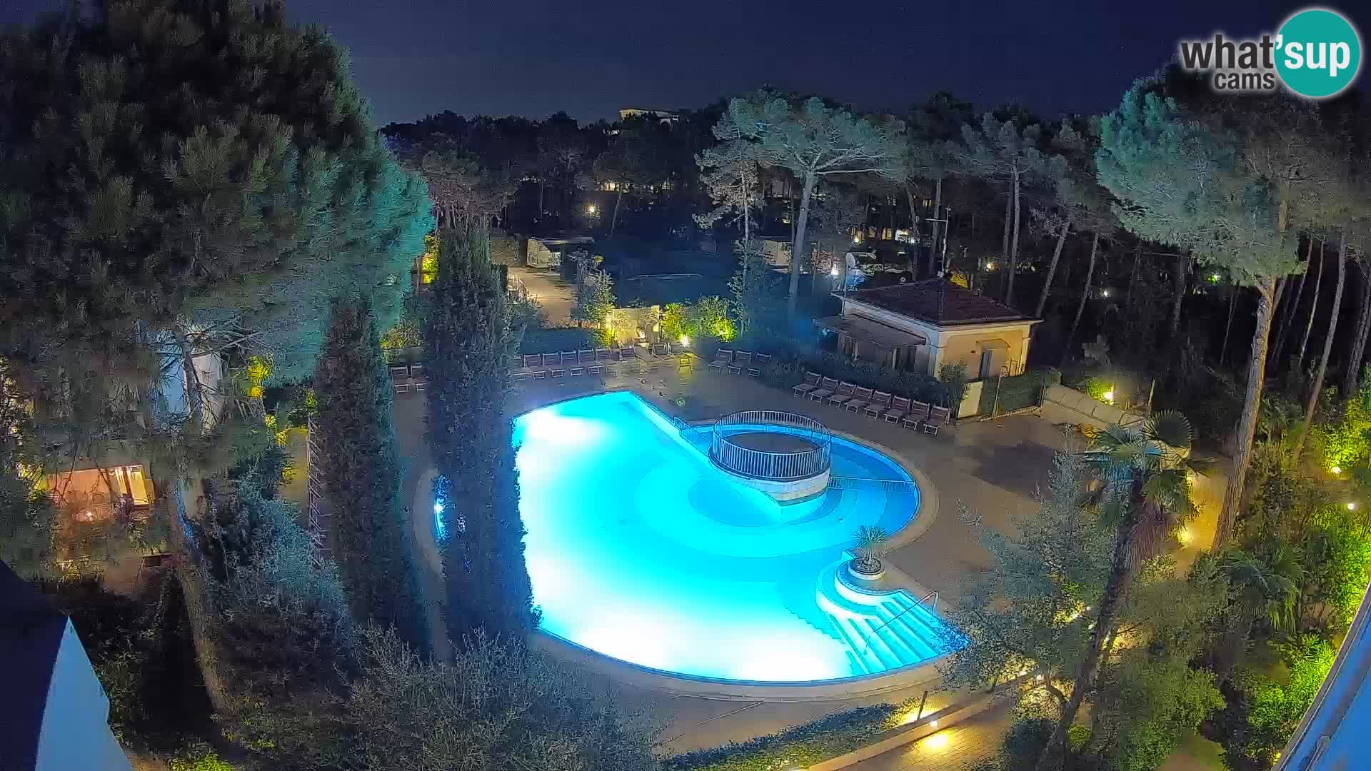 Piscina Villaggio Mare Blu EN VIVO webcam Bibione Pineda – Italia