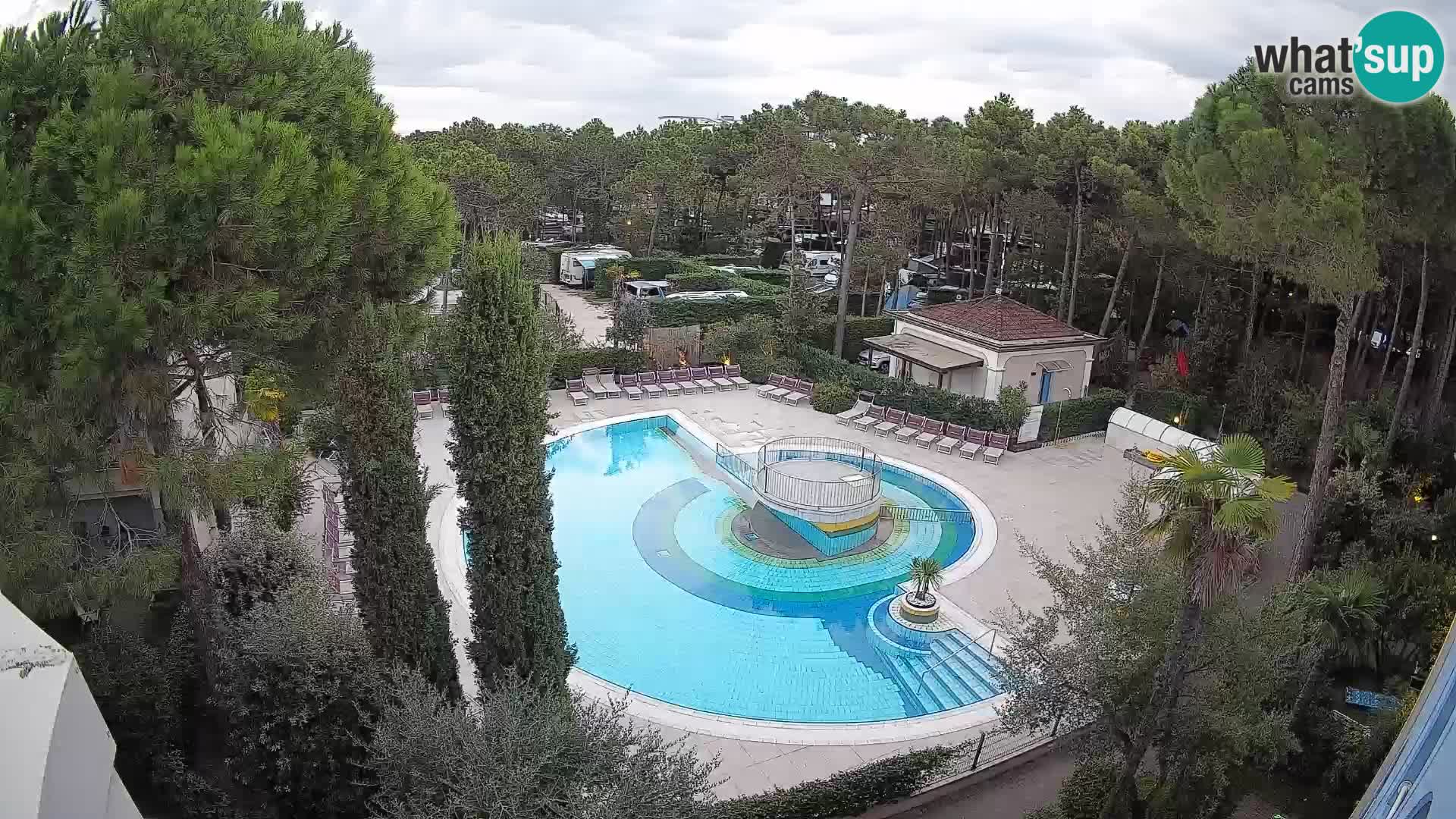 Villaggio Mare Blu piscine LIVE webcam Bibione Pineda – Italie