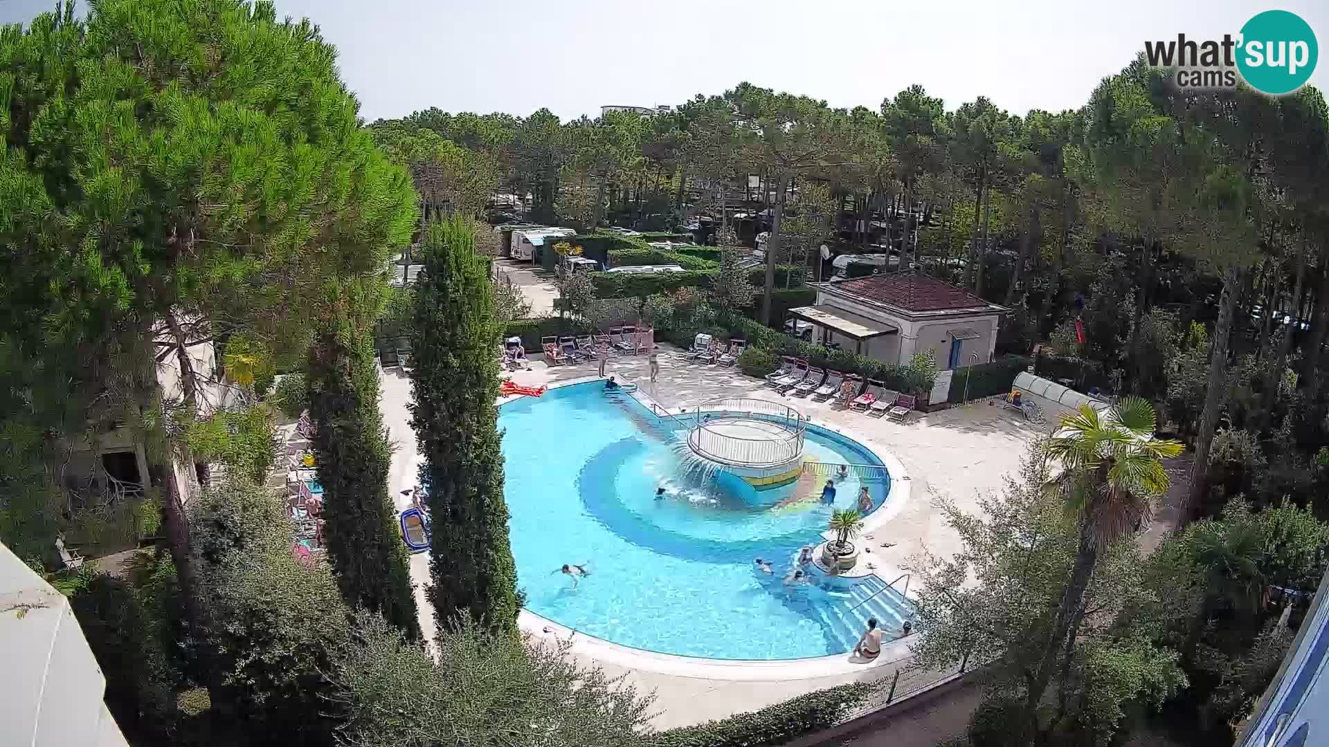 Piscina Villaggio Mare Blu webcam LIVE Bibione Pineda – Italia