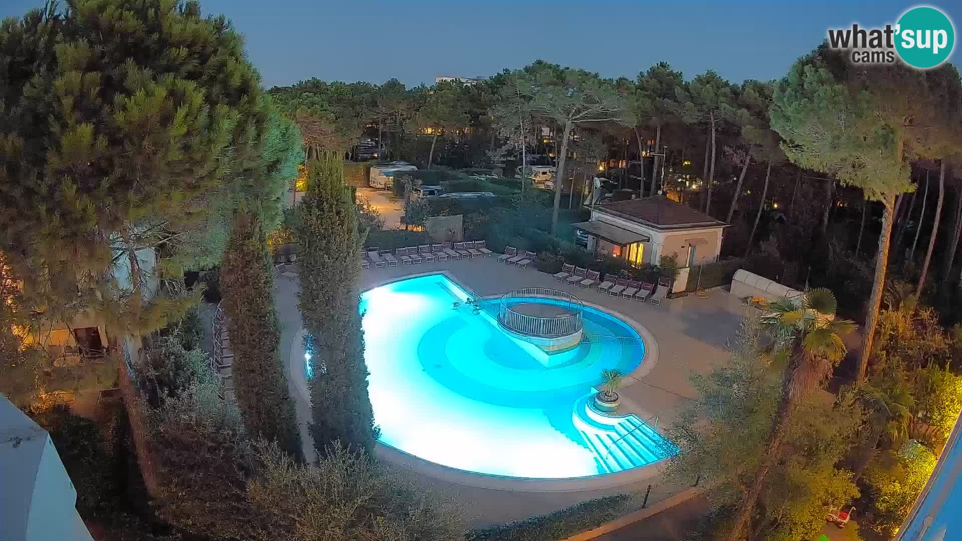 Piscina Villaggio Mare Blu webcam LIVE Bibione Pineda – Italia