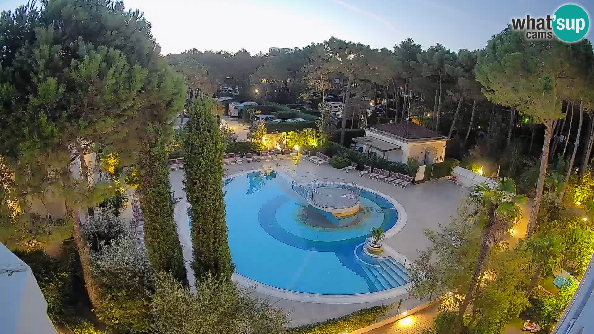 Piscina Villaggio Mare Blu EN VIVO webcam Bibione Pineda – Italia