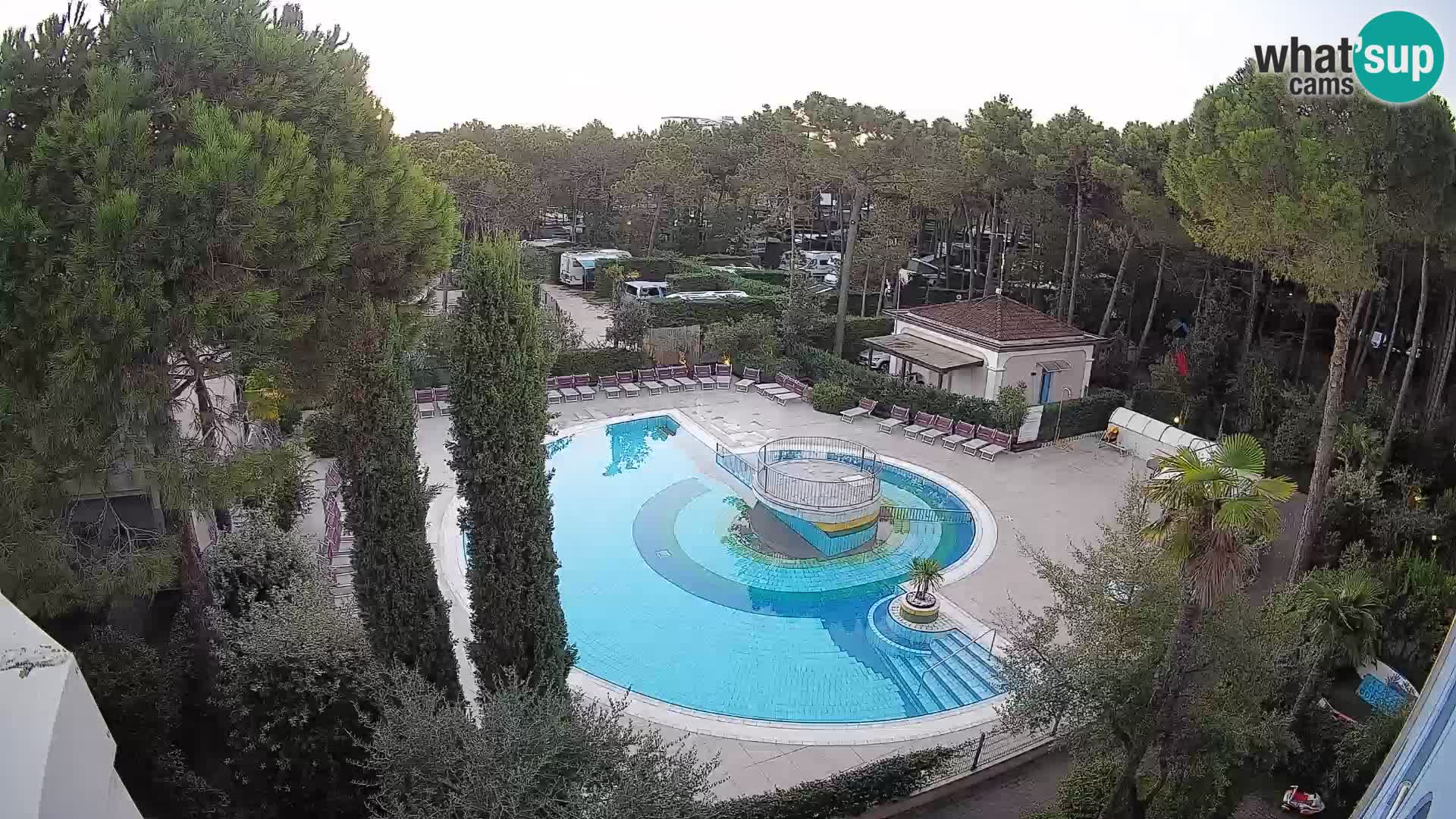 Villaggio Mare Blu piscine LIVE webcam Bibione Pineda – Italie