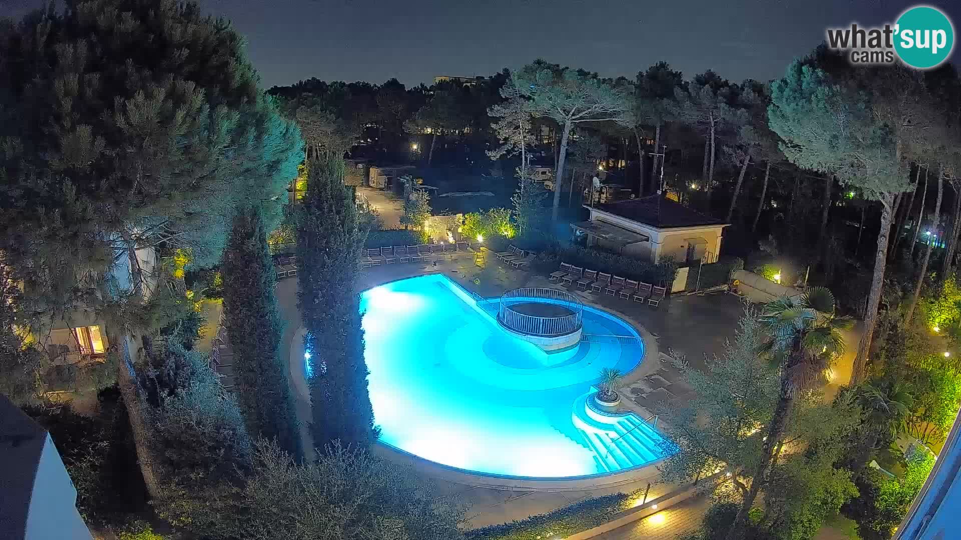 Piscina Villaggio Mare Blu webcam LIVE Bibione Pineda – Italia