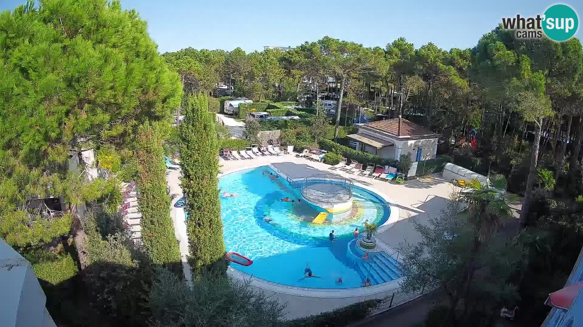 Piscina Villaggio Mare Blu webcam LIVE Bibione Pineda – Italia