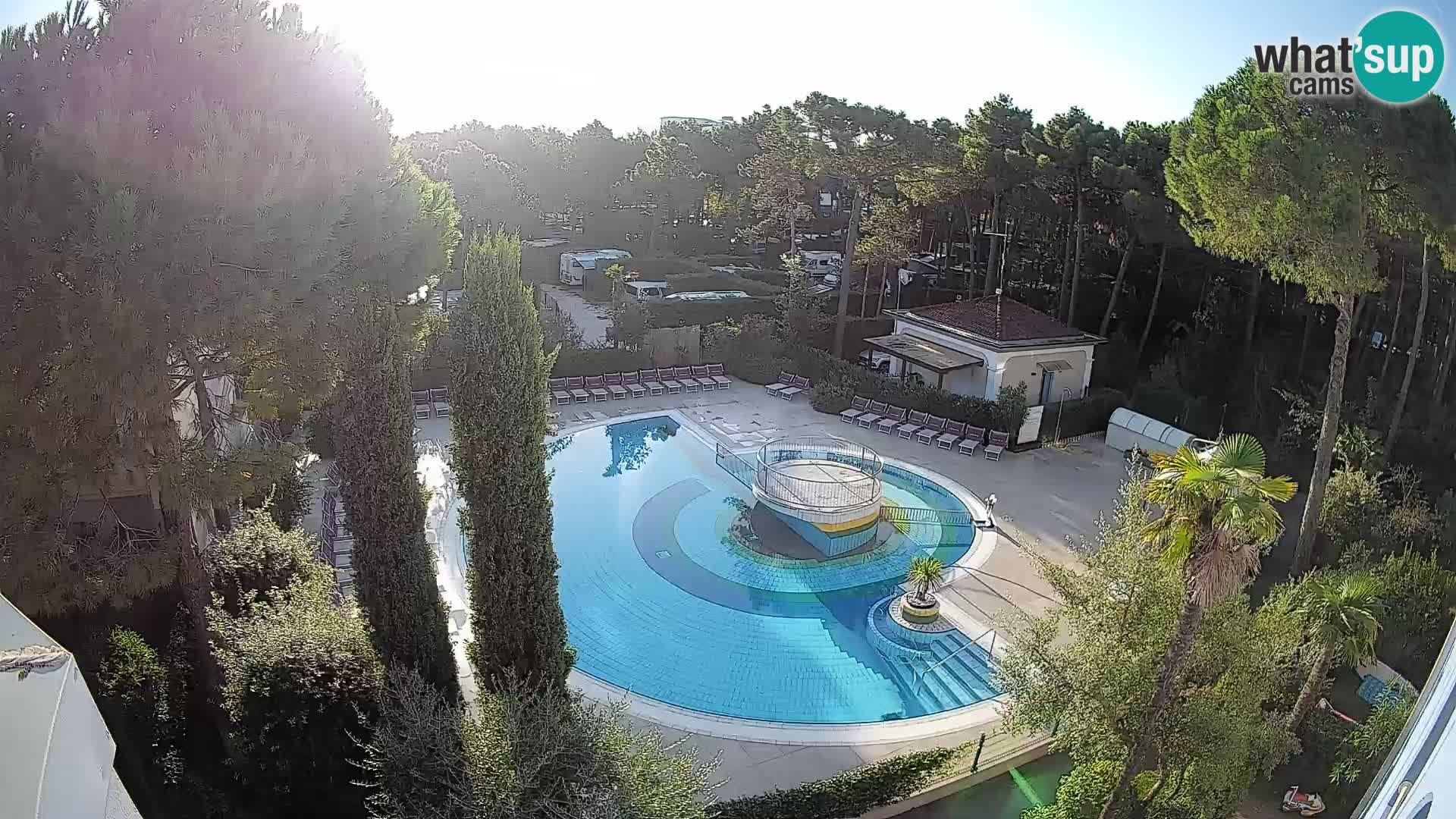 Piscina Villaggio Mare Blu webcam LIVE Bibione Pineda – Italia
