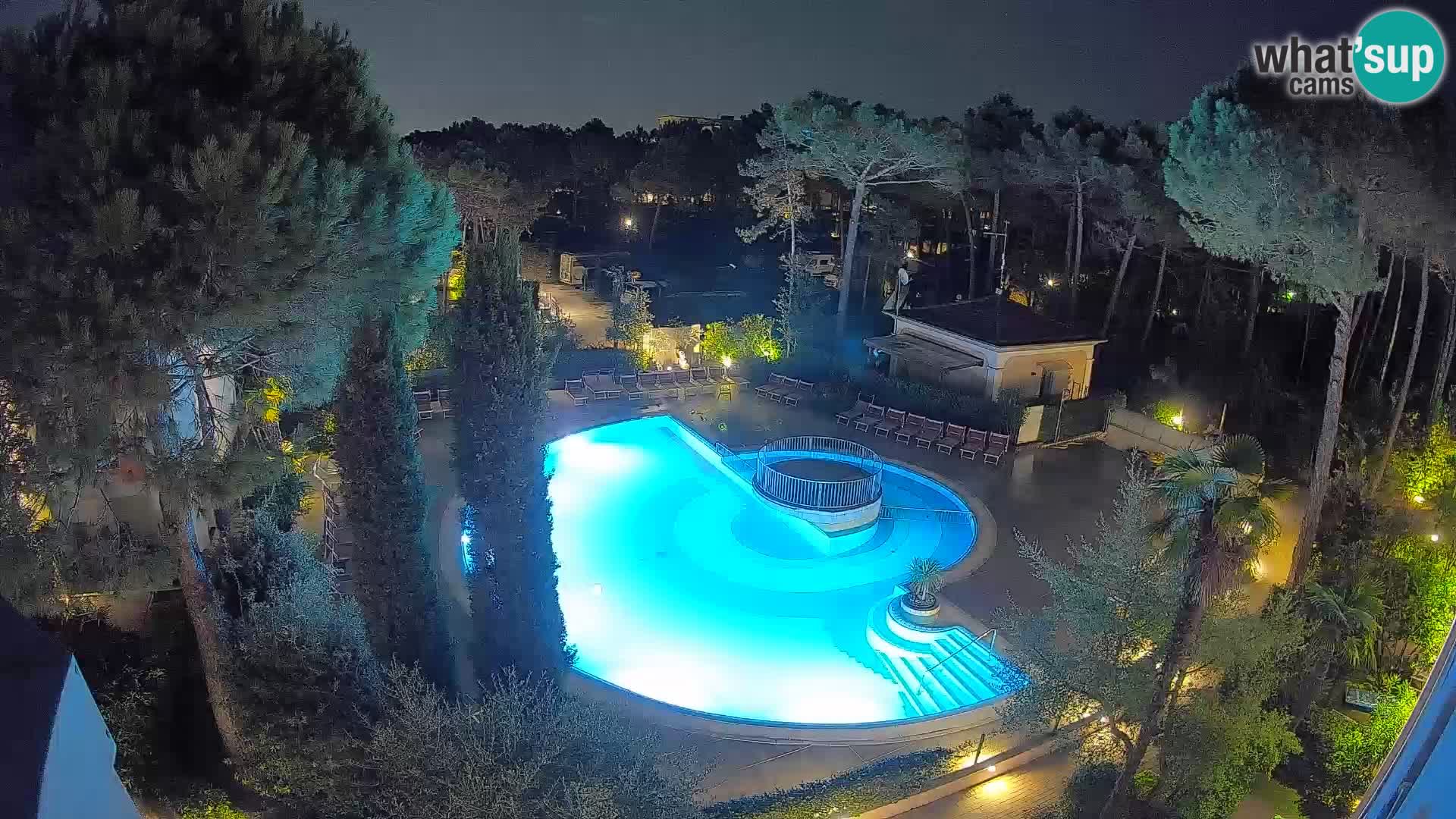 Piscina Villaggio Mare Blu webcam LIVE Bibione Pineda – Italia