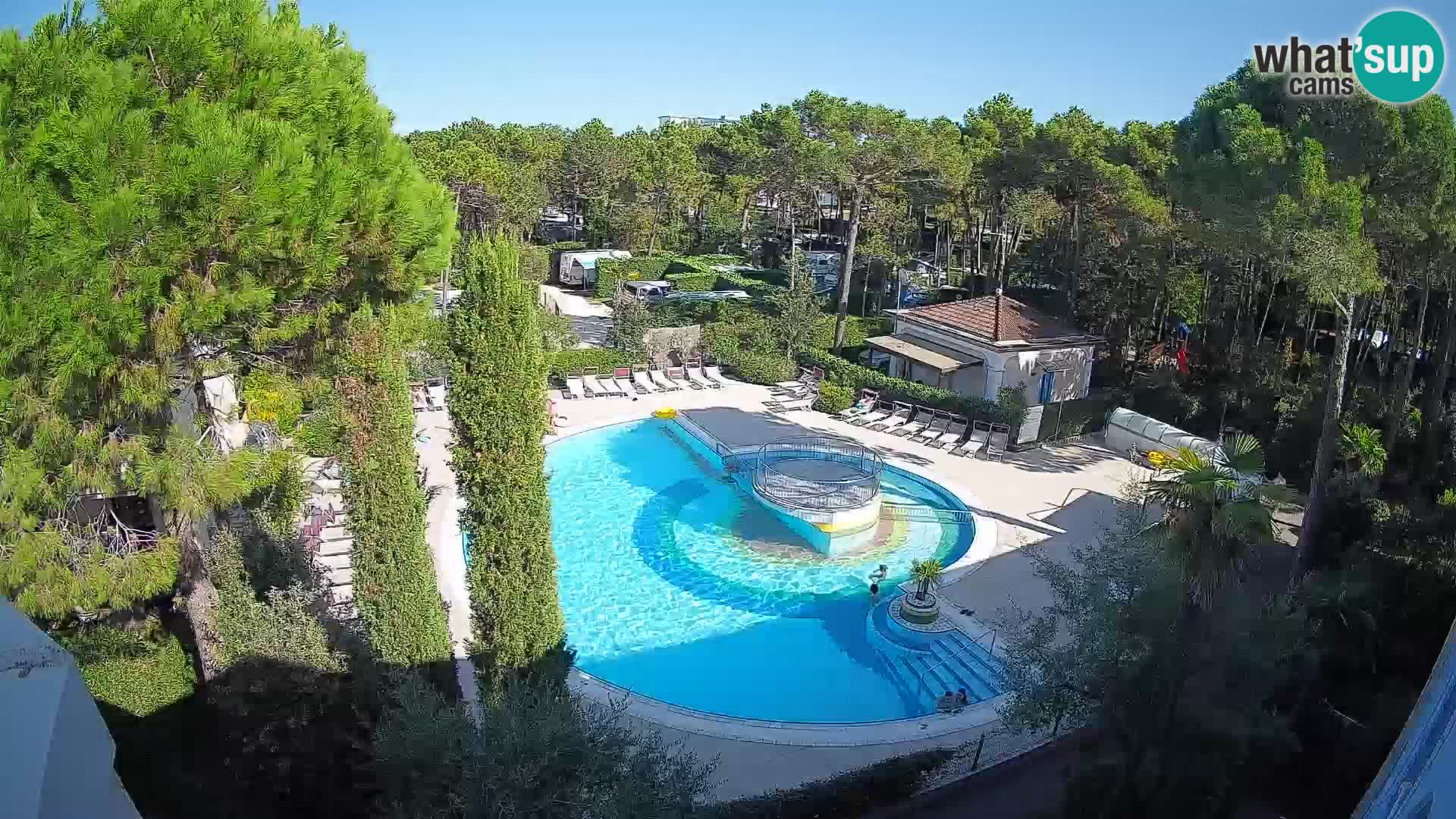 Villaggio Mare Blu pool LIVE webcam Bibione Pineda – Italy