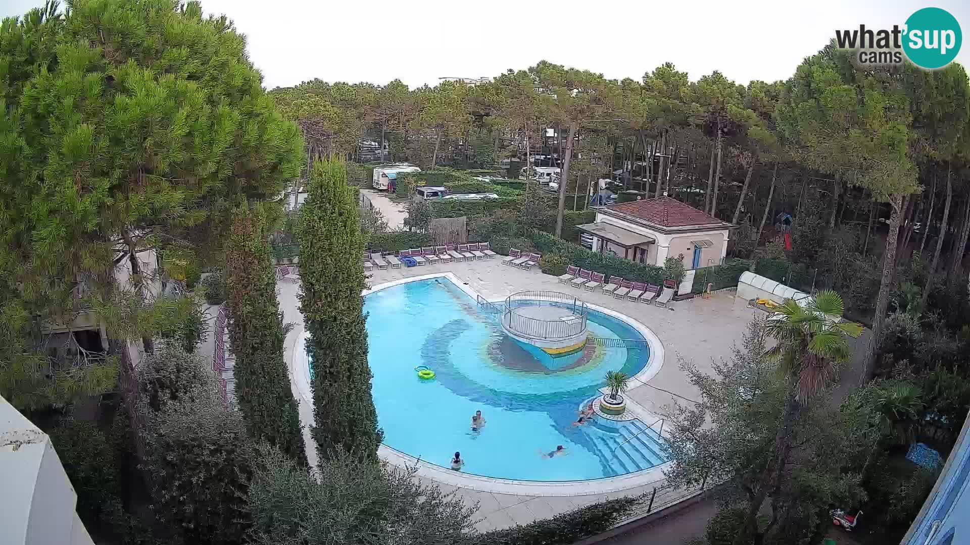 Piscina Villaggio Mare Blu webcam LIVE Bibione Pineda – Italia