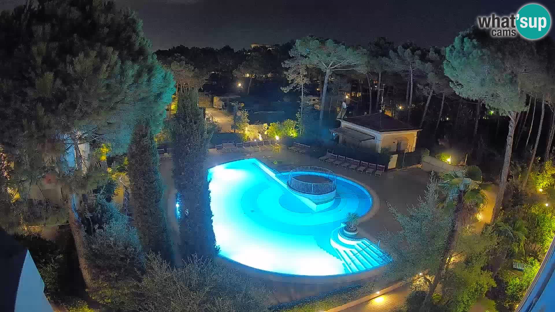 Piscina Villaggio Mare Blu webcam LIVE Bibione Pineda – Italia