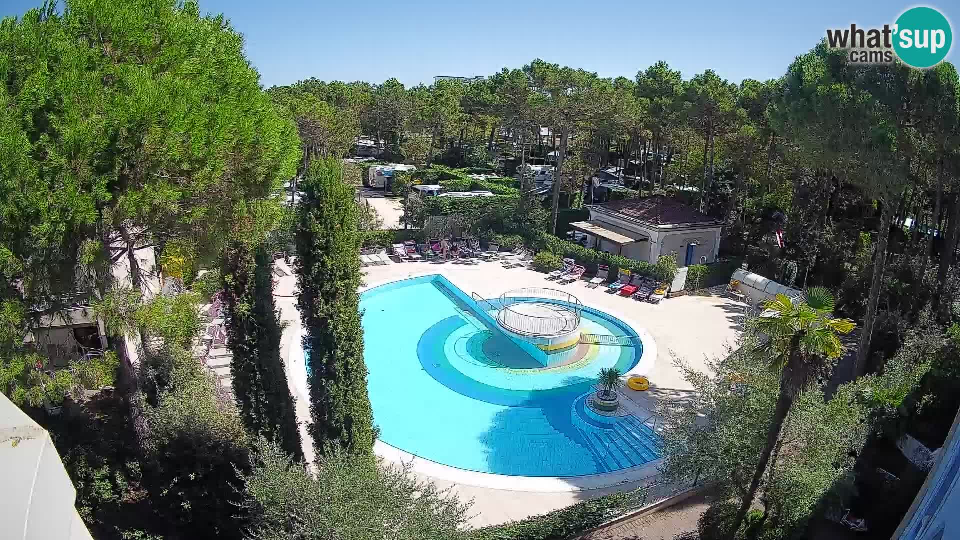 Villaggio Mare Blu piscine LIVE webcam Bibione Pineda – Italie