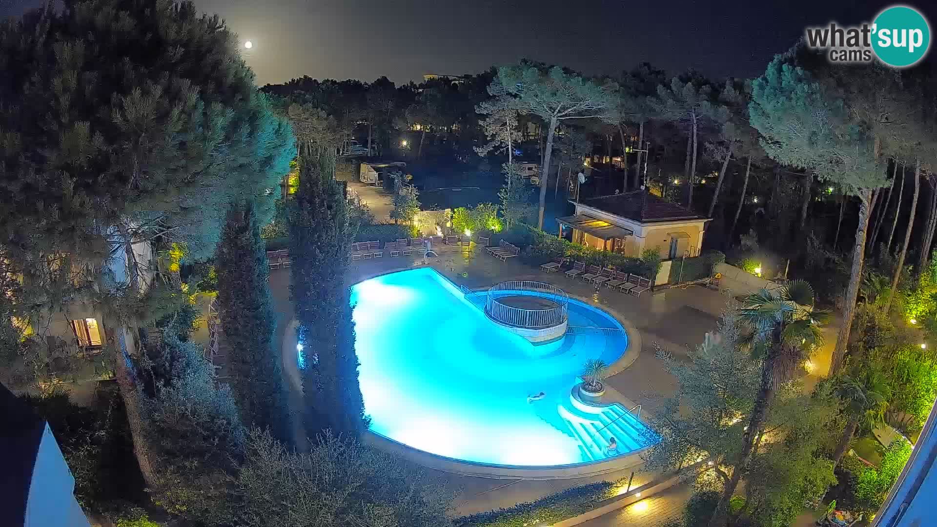 Villaggio Mare Blu pool LIVE webcam Bibione Pineda – Italy