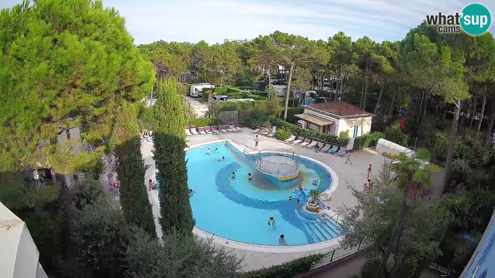 Villaggio Mare Blu piscine LIVE webcam Bibione Pineda – Italie
