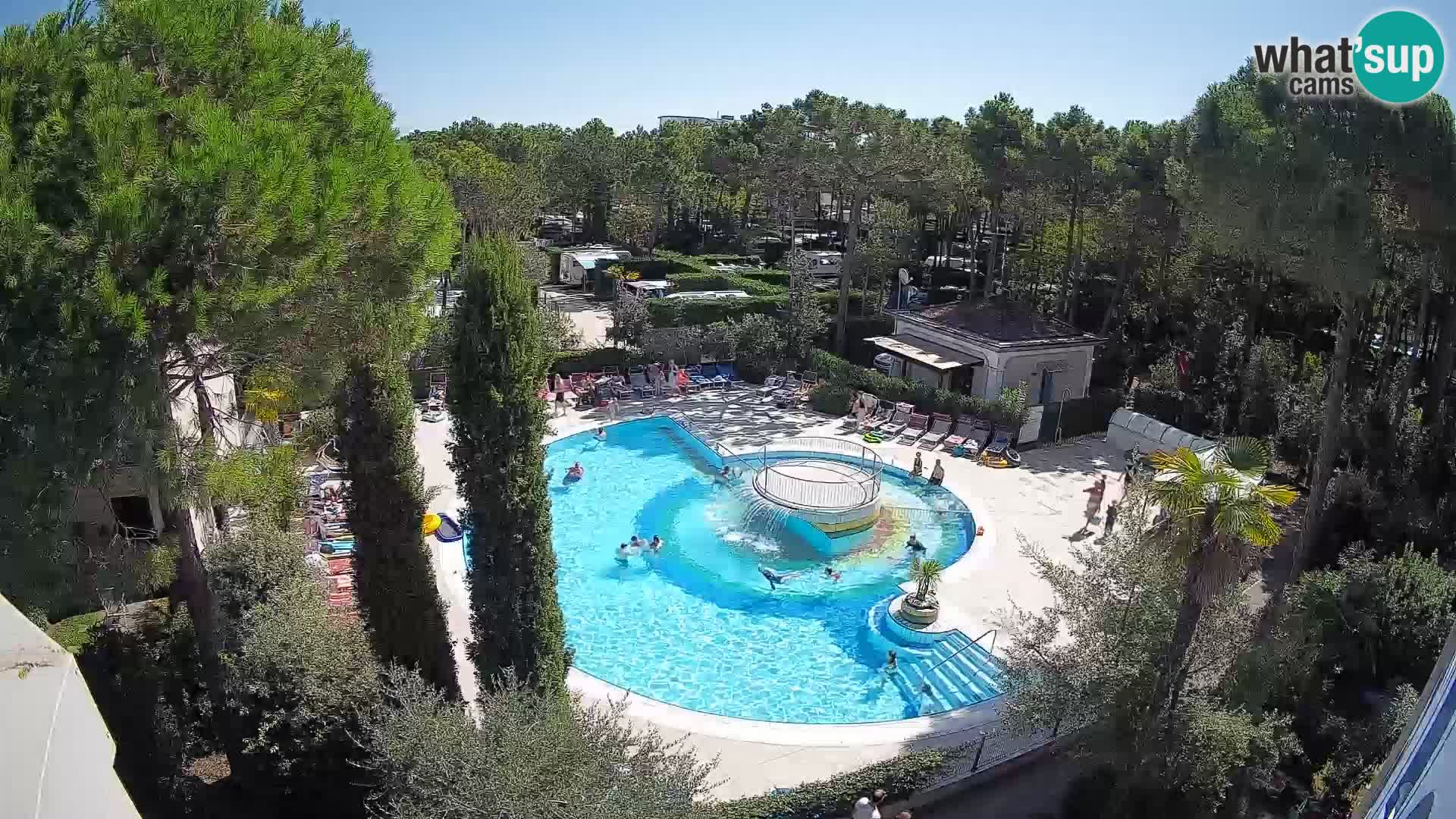 Villaggio Mare Blu piscine LIVE webcam Bibione Pineda – Italie