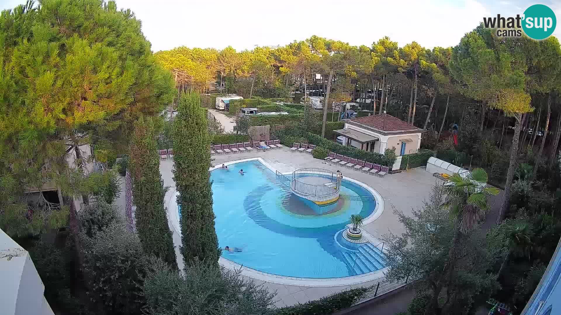 Piscina Villaggio Mare Blu webcam LIVE Bibione Pineda – Italia