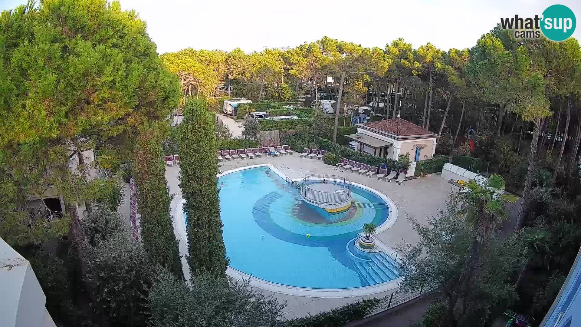 Villaggio Mare Blu piscine LIVE webcam Bibione Pineda – Italie