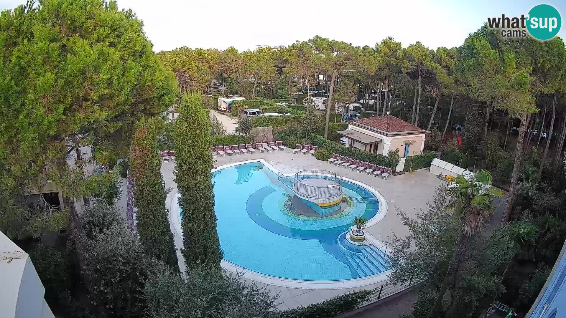 Villaggio Mare Blu piscine LIVE webcam Bibione Pineda – Italie