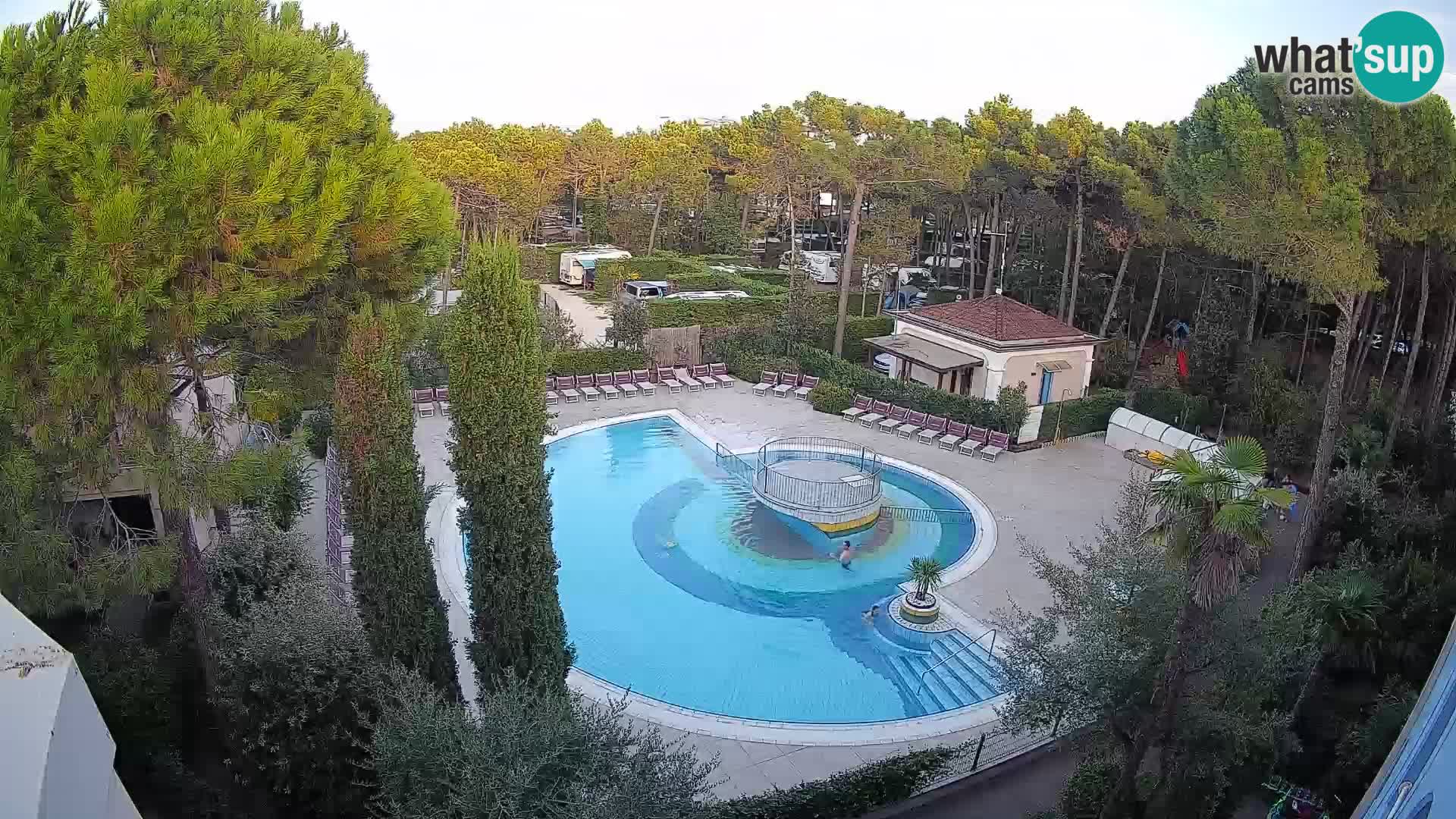 Piscina Villaggio Mare Blu EN VIVO webcam Bibione Pineda – Italia