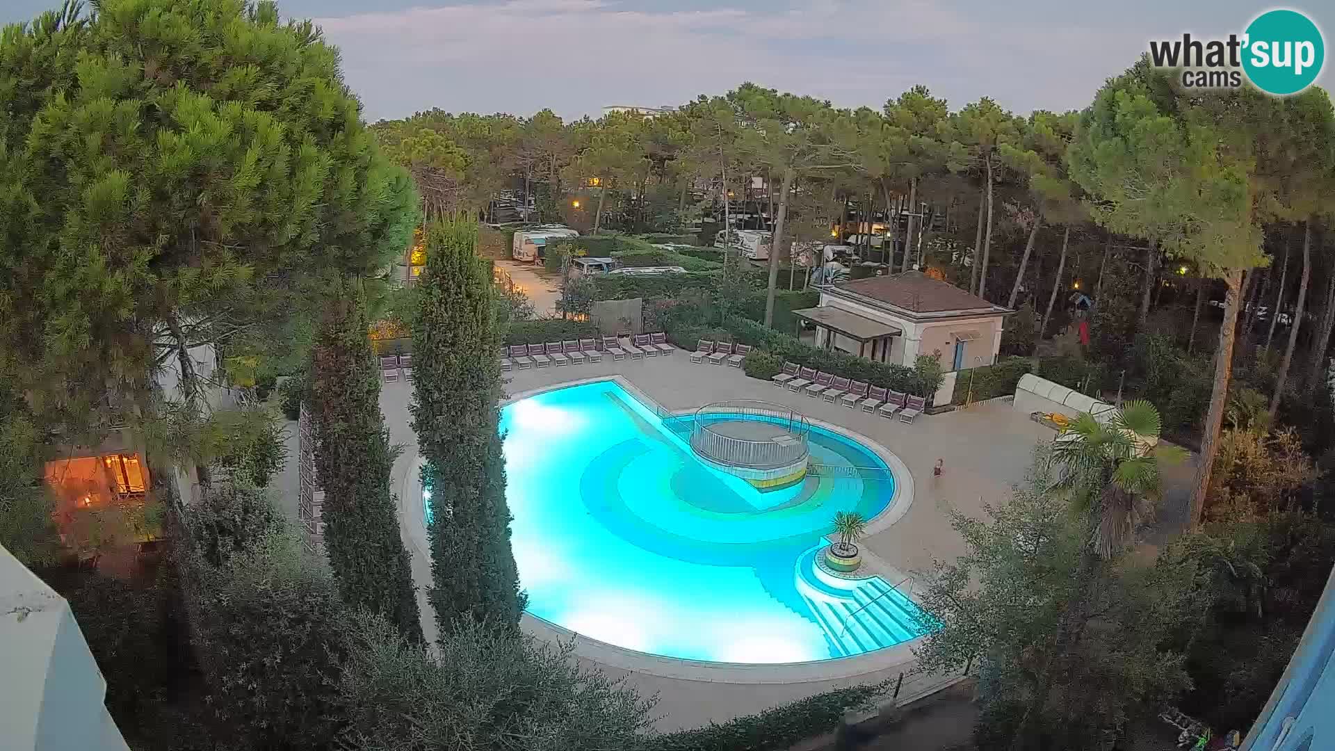 Villaggio Mare Blu piscine LIVE webcam Bibione Pineda – Italie