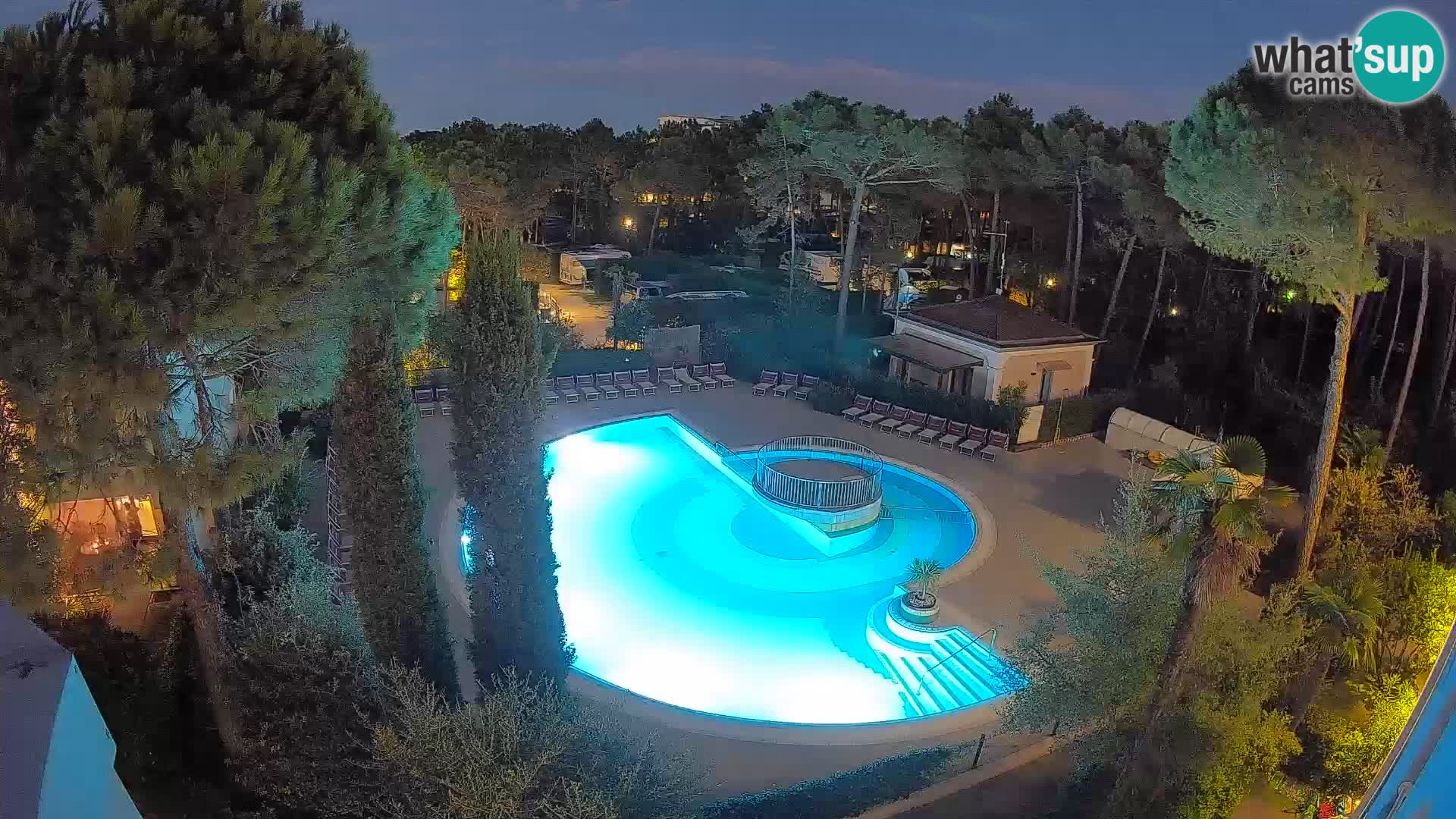 Villaggio Mare Blu pool LIVE webcam Bibione Pineda – Italy
