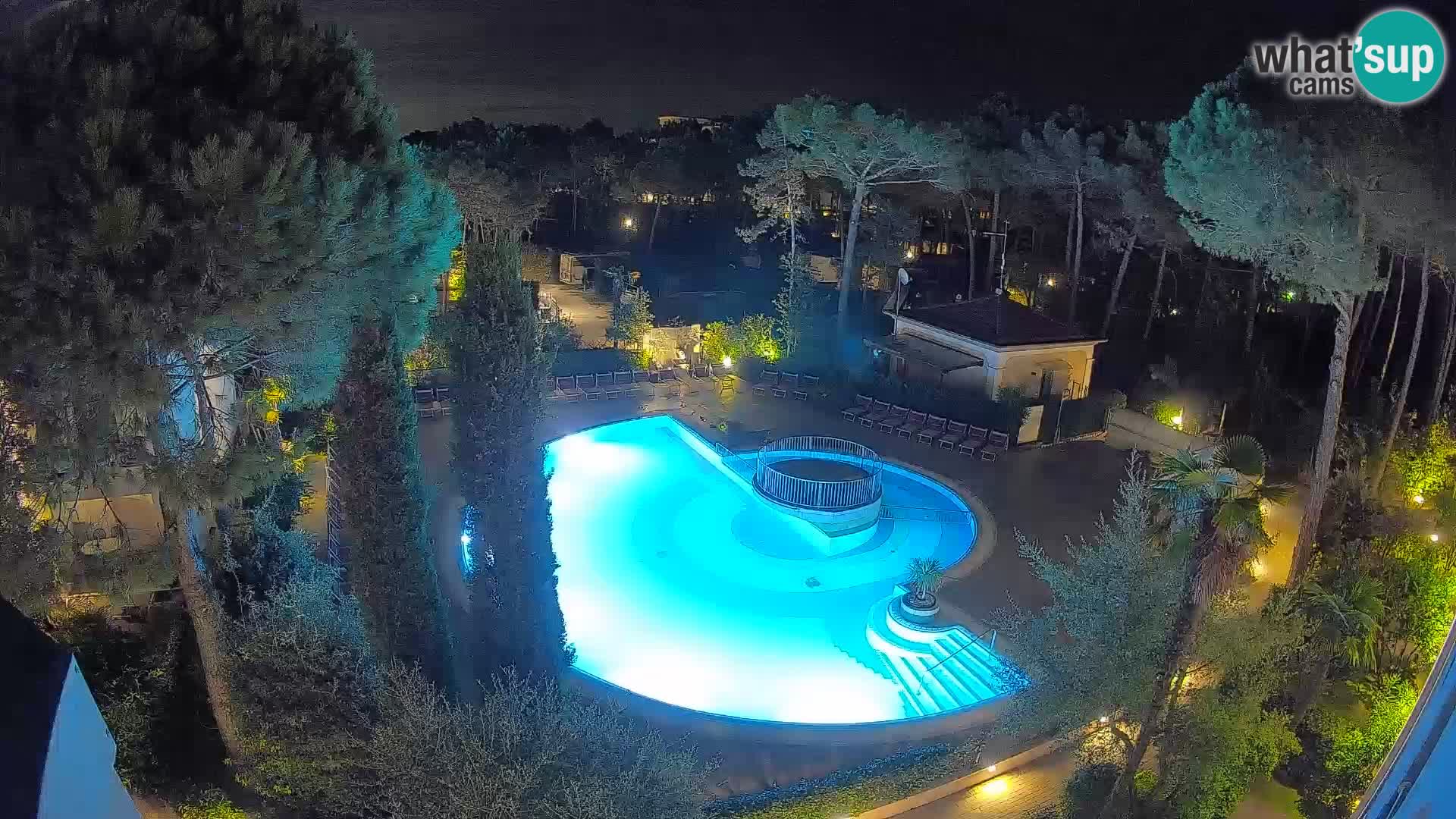 Villaggio Mare Blu pool LIVE webcam Bibione Pineda – Italy